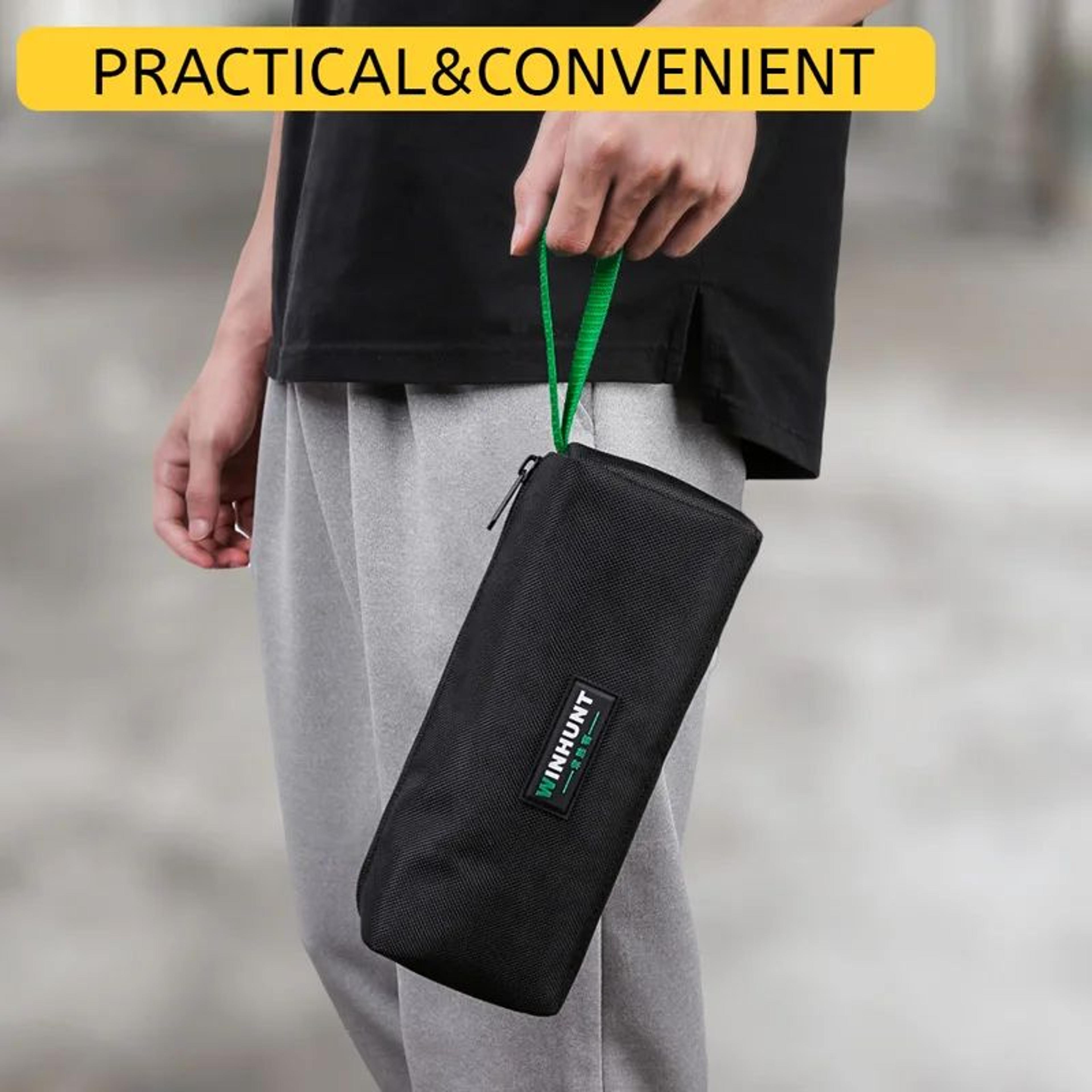 Compact Tool Bag For Electricians And Handymen Portable Tool Organizer Storage Tote 0