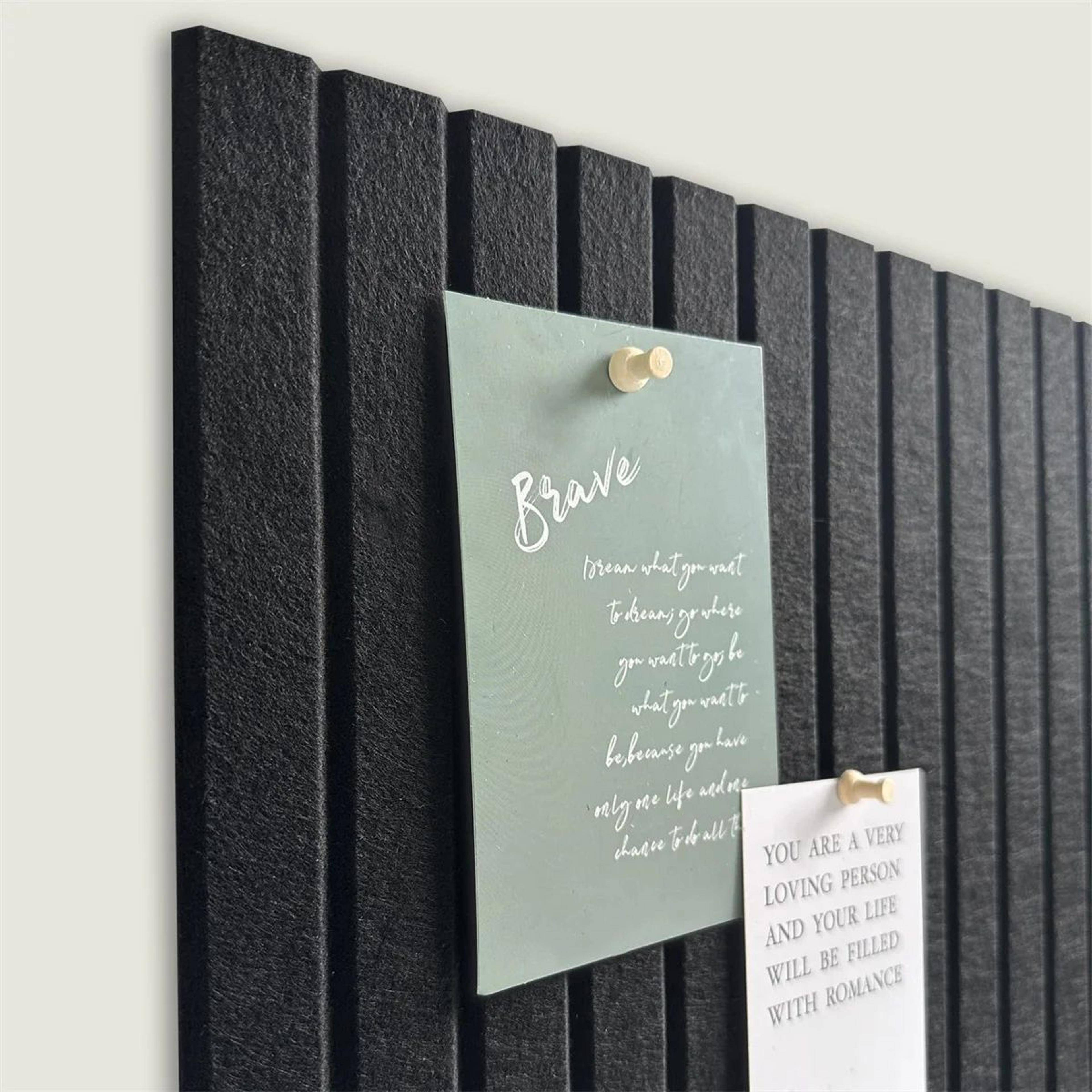 Large Felt Bulletin Board Tiles Set 6 Pack Self Adhesive Cork Board Alternative For Office Wall Dec 1