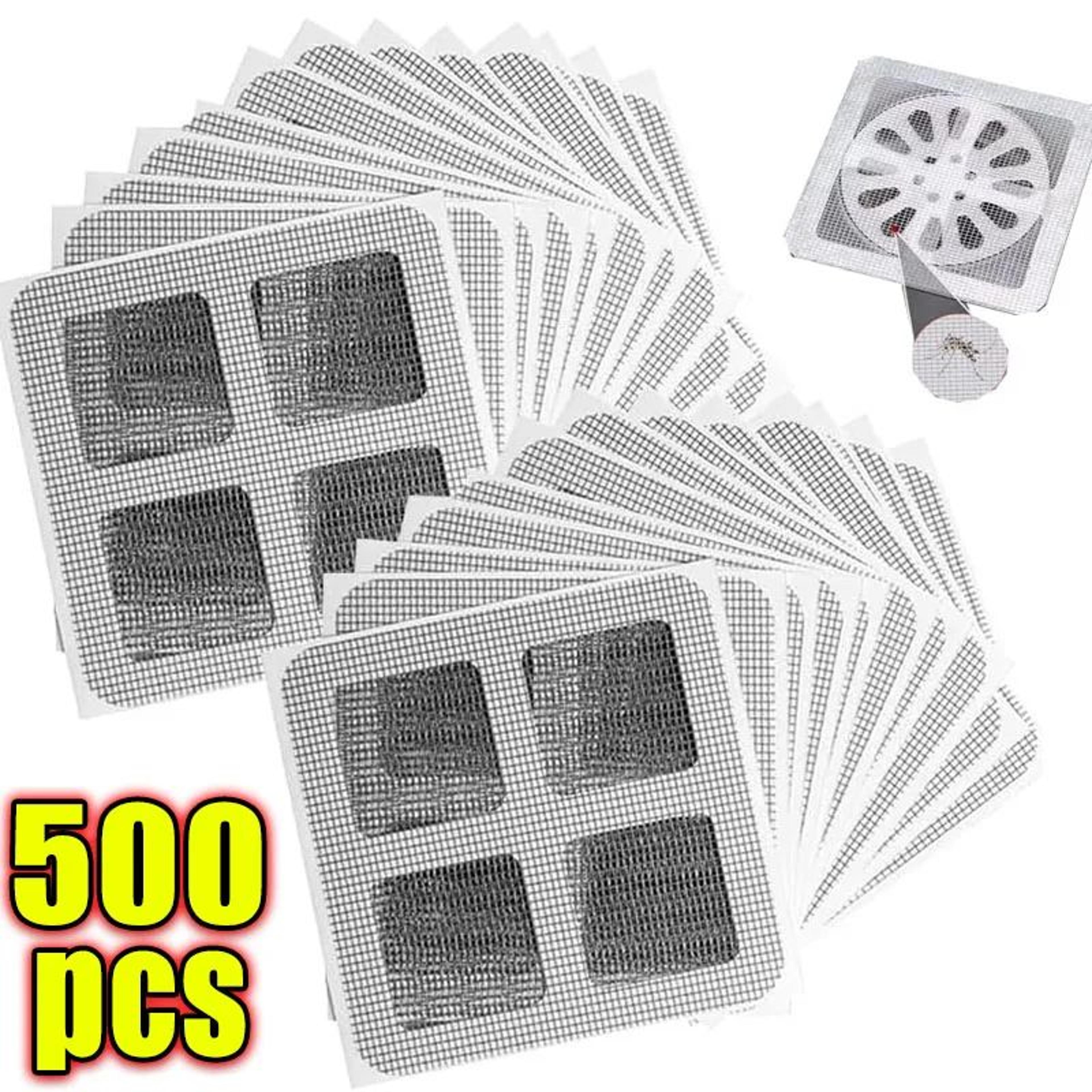 Disposable Hair Drain Catcher Mesh Stickers For Shower Drain And Sink Protection 11