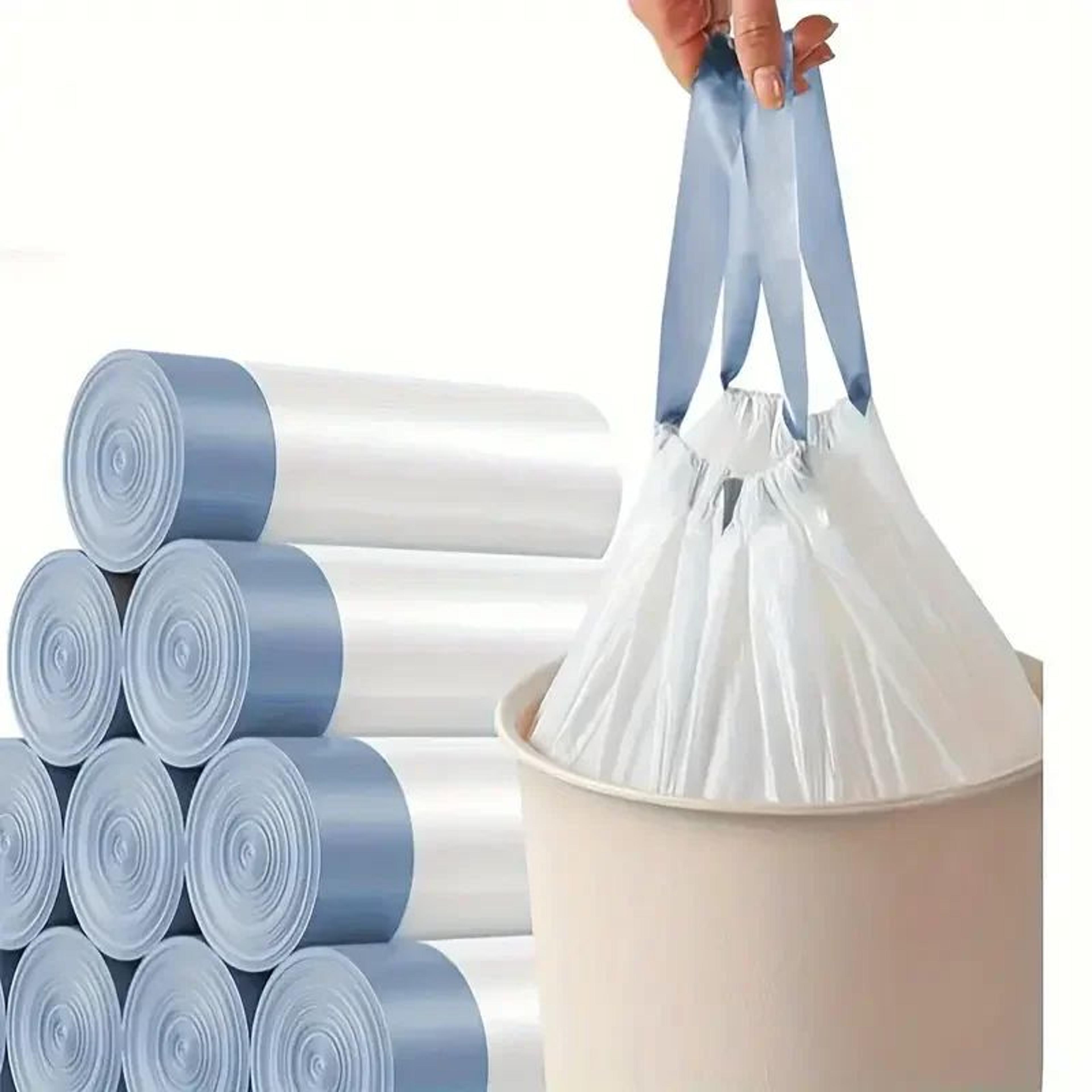 Heavy Duty Drawstring Trash Bags Thick Leak Resistant Kitchen Garbage Bags For Home Office And Dorm 2