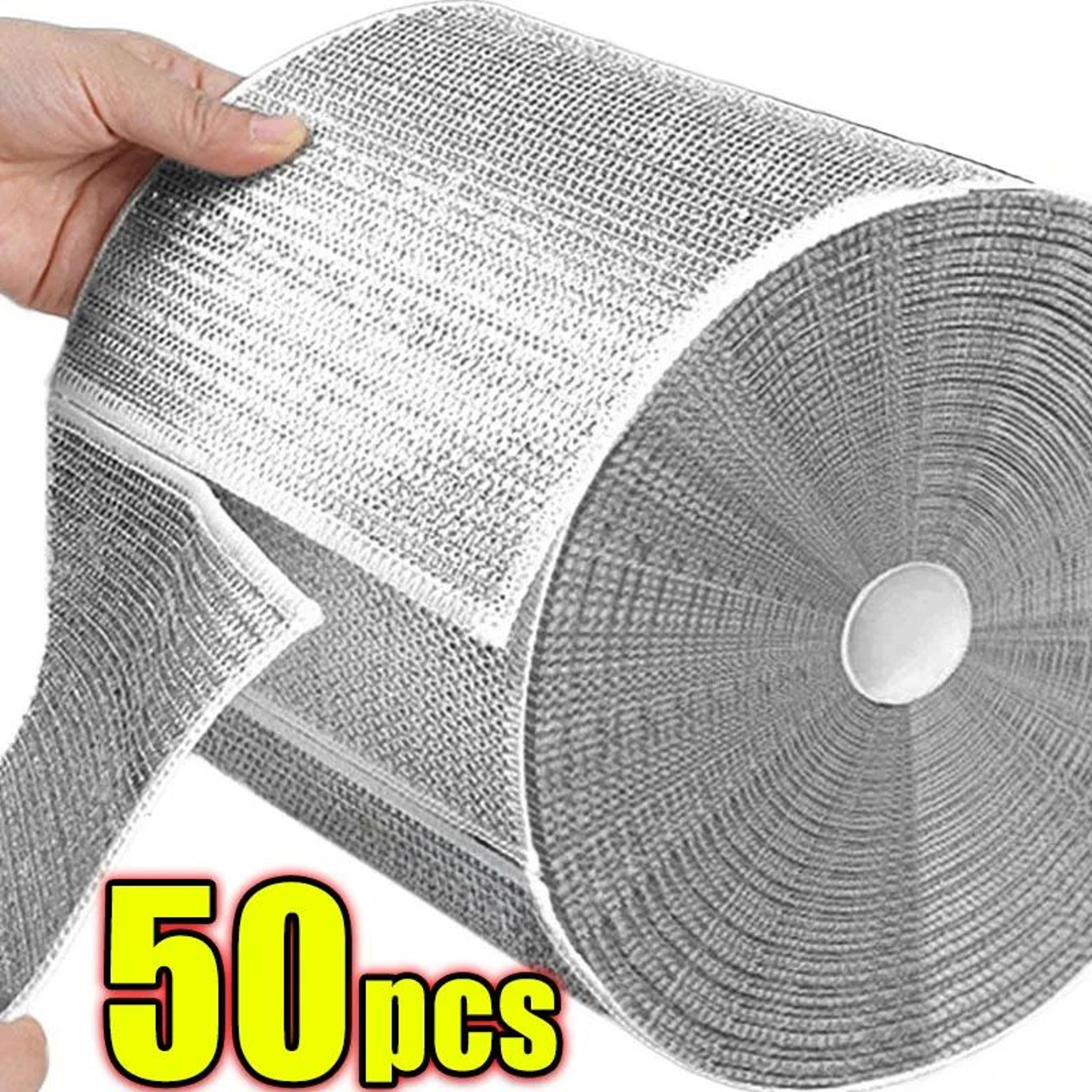 steel wire dishcloth double sided kitchen cleaning cloth