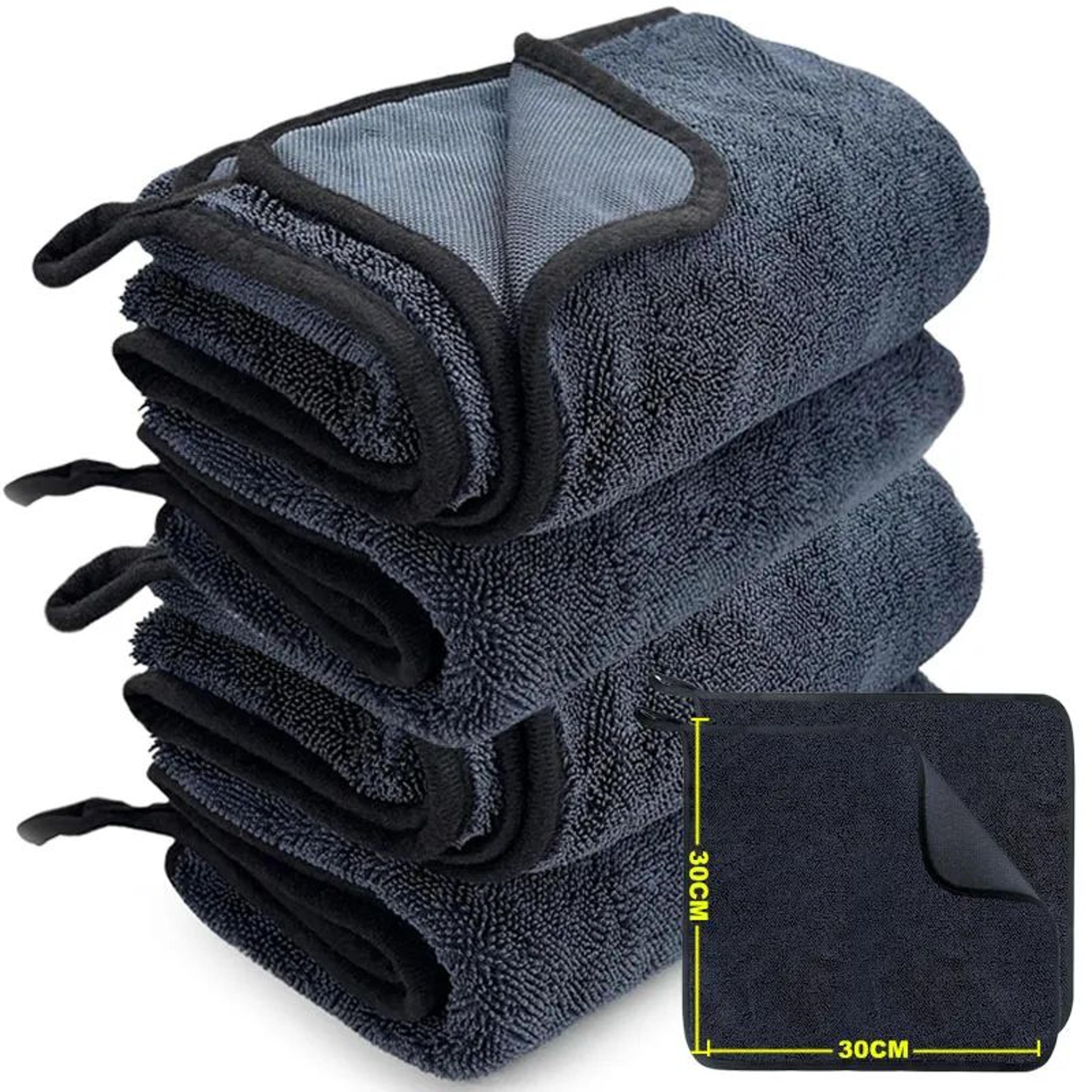 1200GSM Microfiber Car Drying Towel Double Sided Car Detailing Cloth Super Absorbent 6