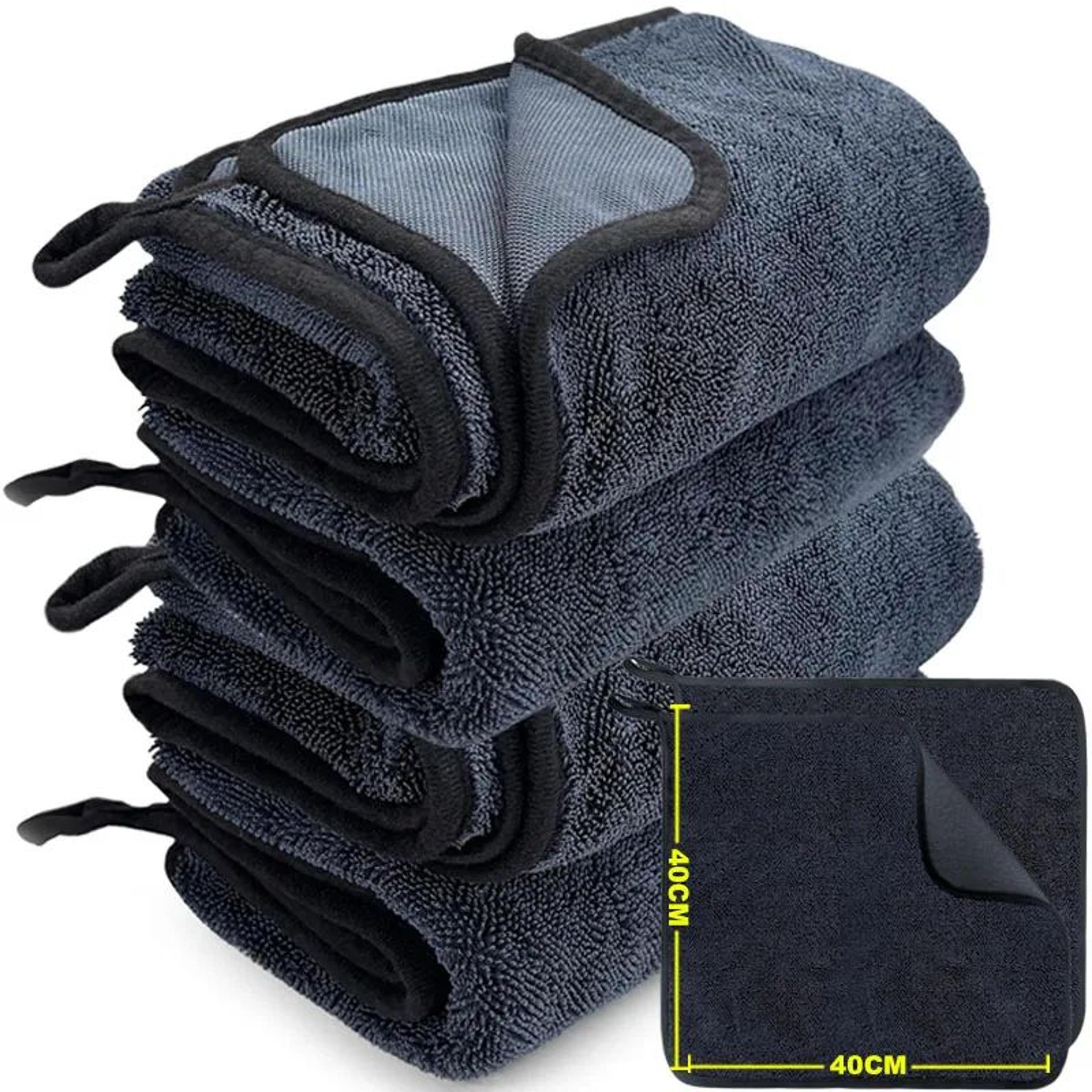 1200GSM Microfiber Car Drying Towel Double Sided Car Detailing Cloth Super Absorbent 8