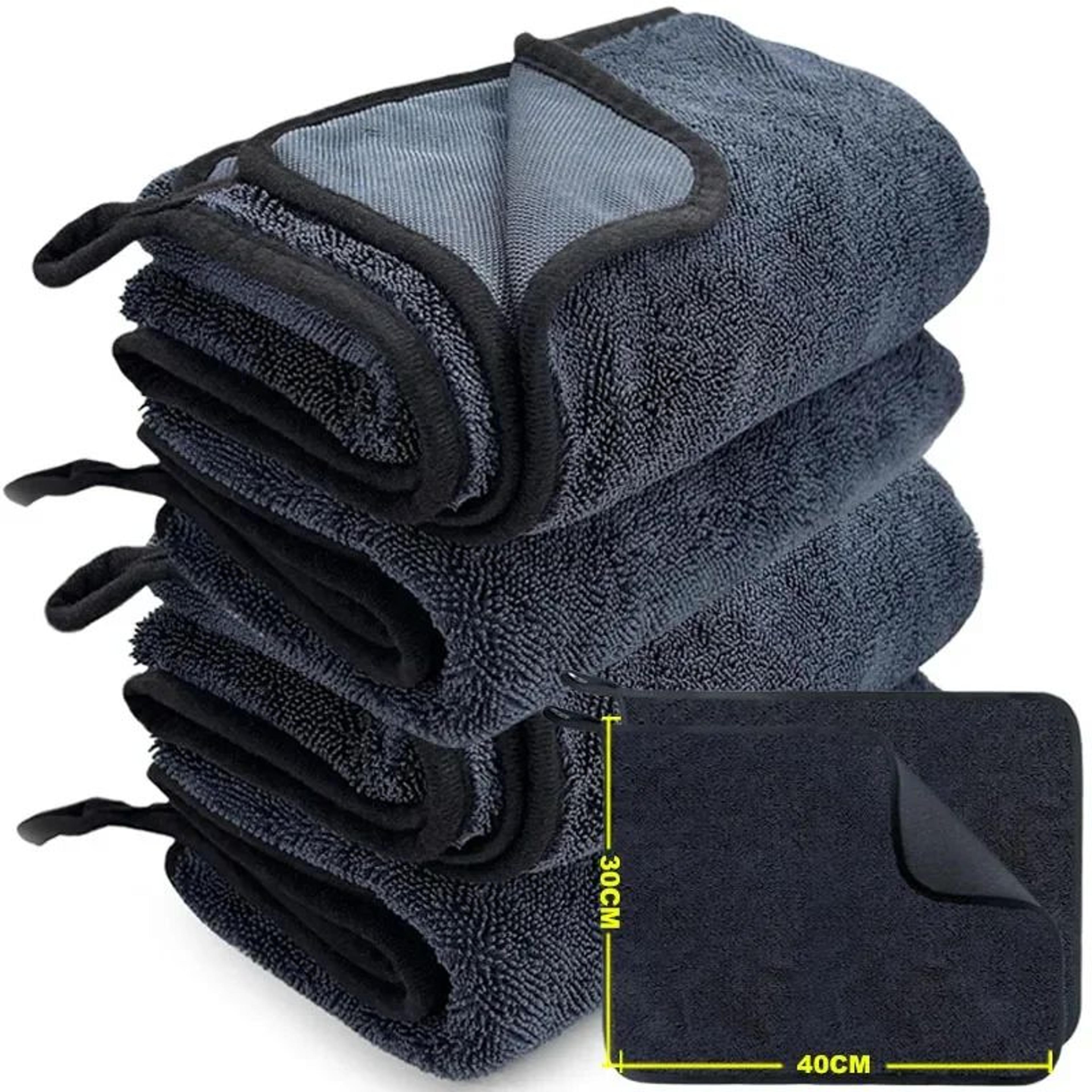 1200GSM Microfiber Car Drying Towel Double Sided Car Detailing Cloth Super Absorbent 7