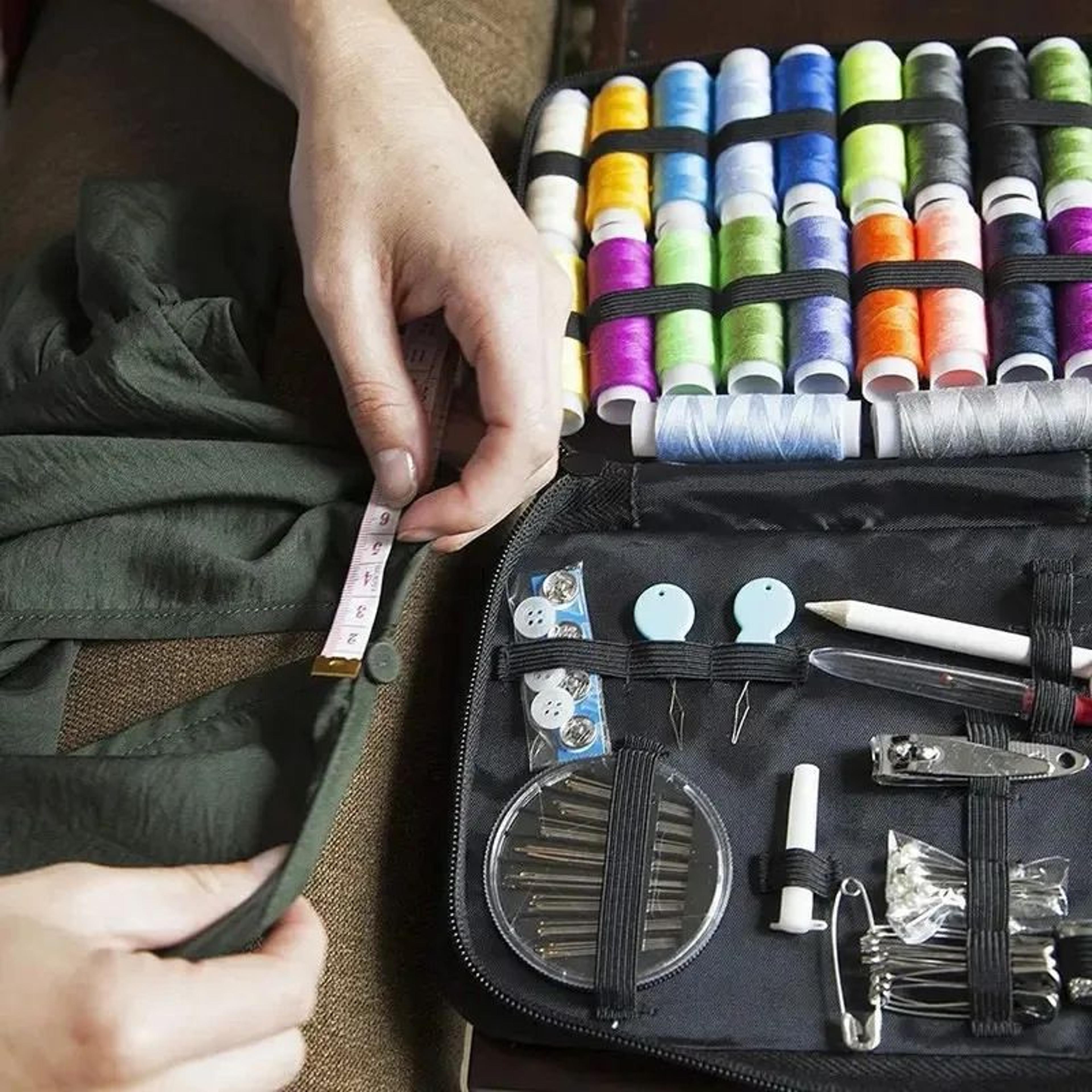Portable Sewing Kit With Sewing Supplies And Travel Case For Home Repairs And DIY Crafts 2