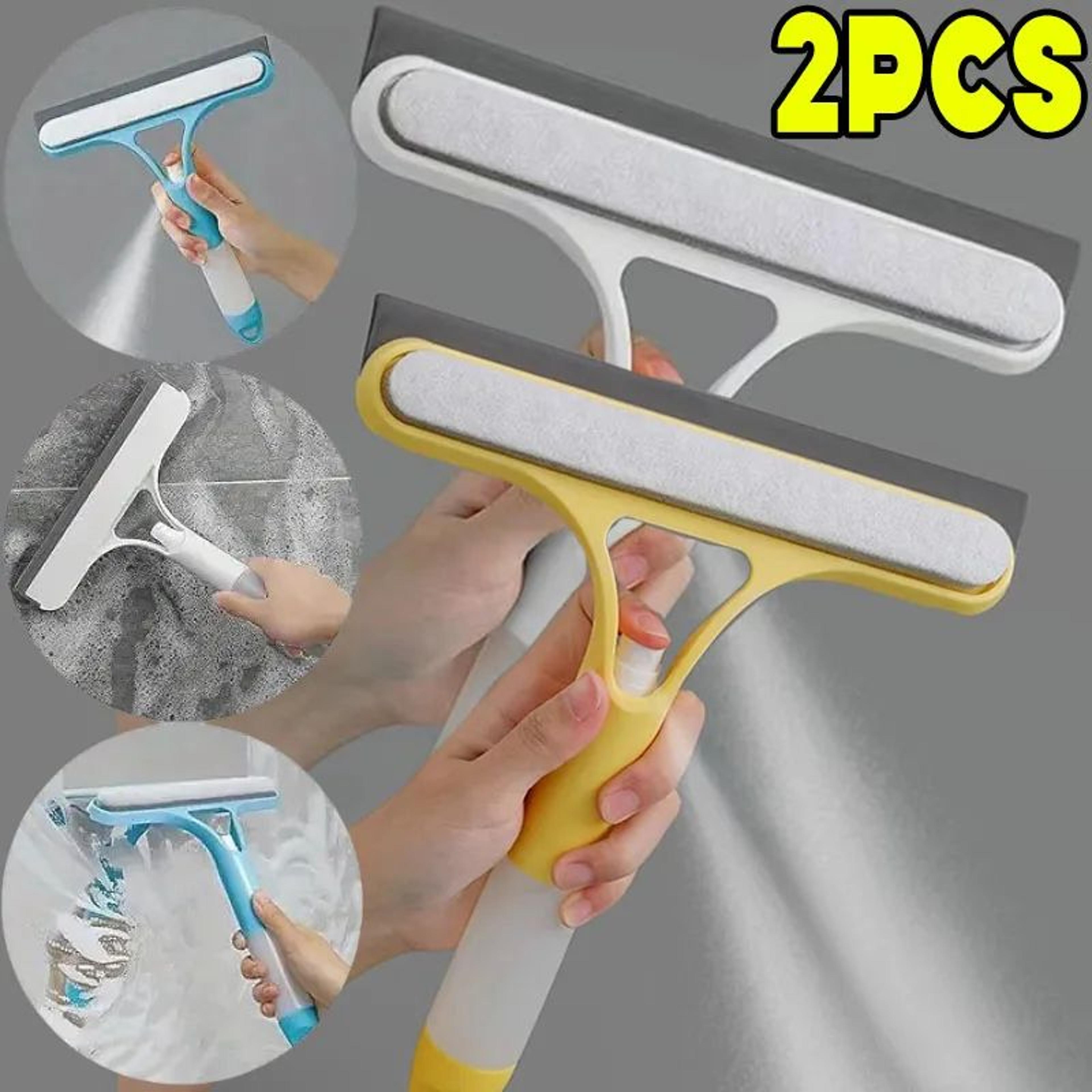 3 In 1 Window Cleaning Squeegee With Spray Bottle And Microfiber Glass Cleaning Tool 0