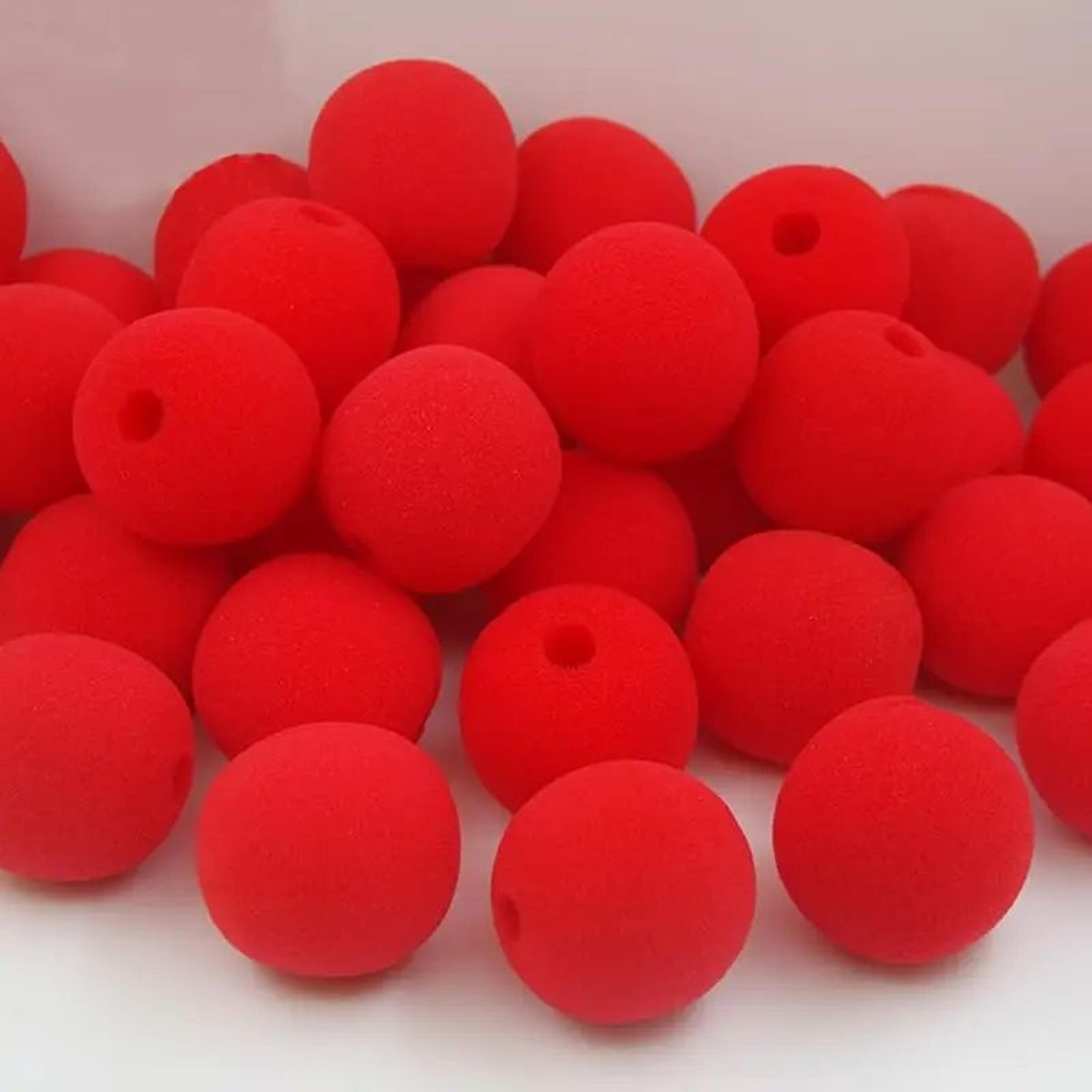Funny Red Clown Nose Foam Cosplay Accessory For Halloween Party Costume And Circus Performance 5