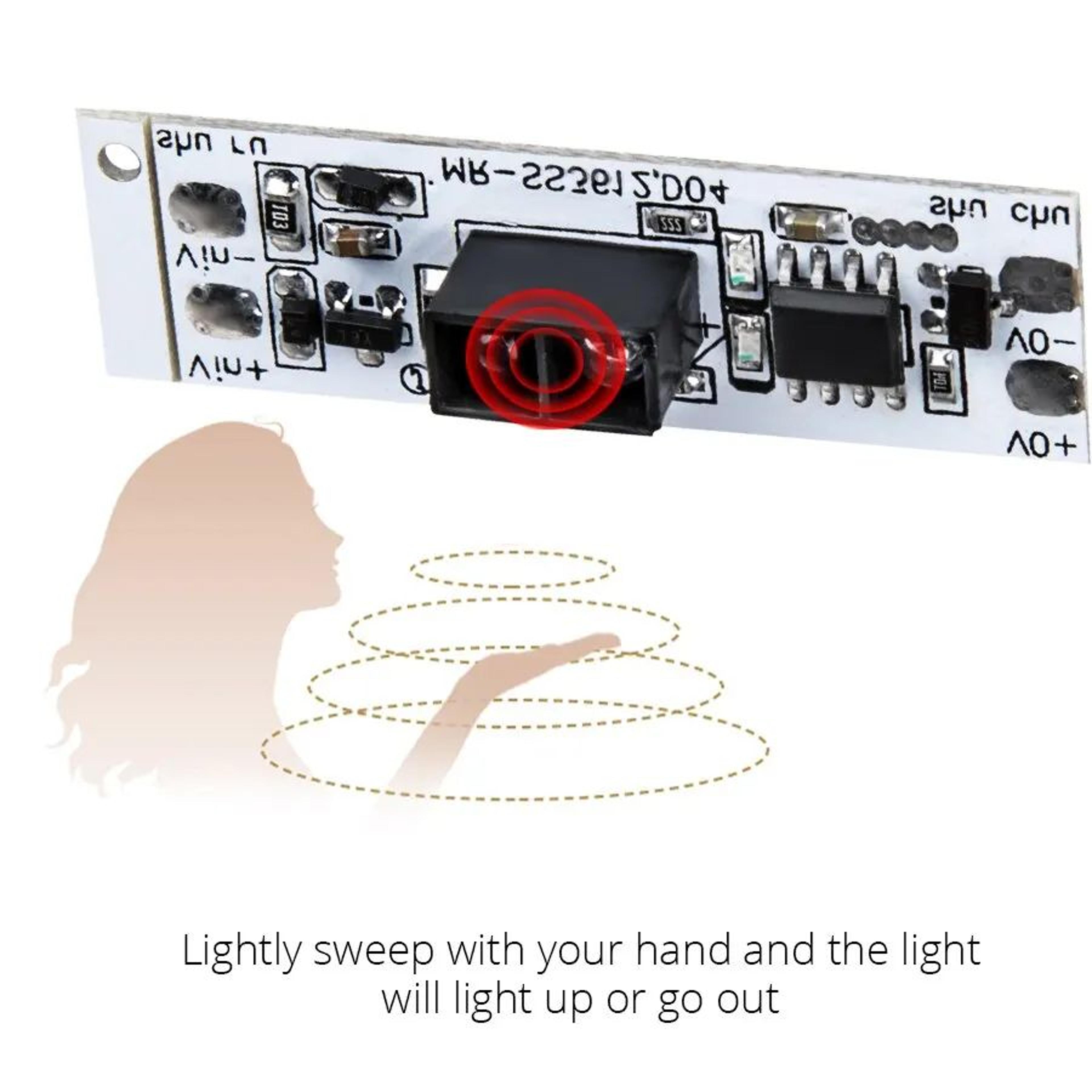 Hand Wave Sensor Switch For LED Lights 12V 24V Motion Sensor Light Switch Module 2