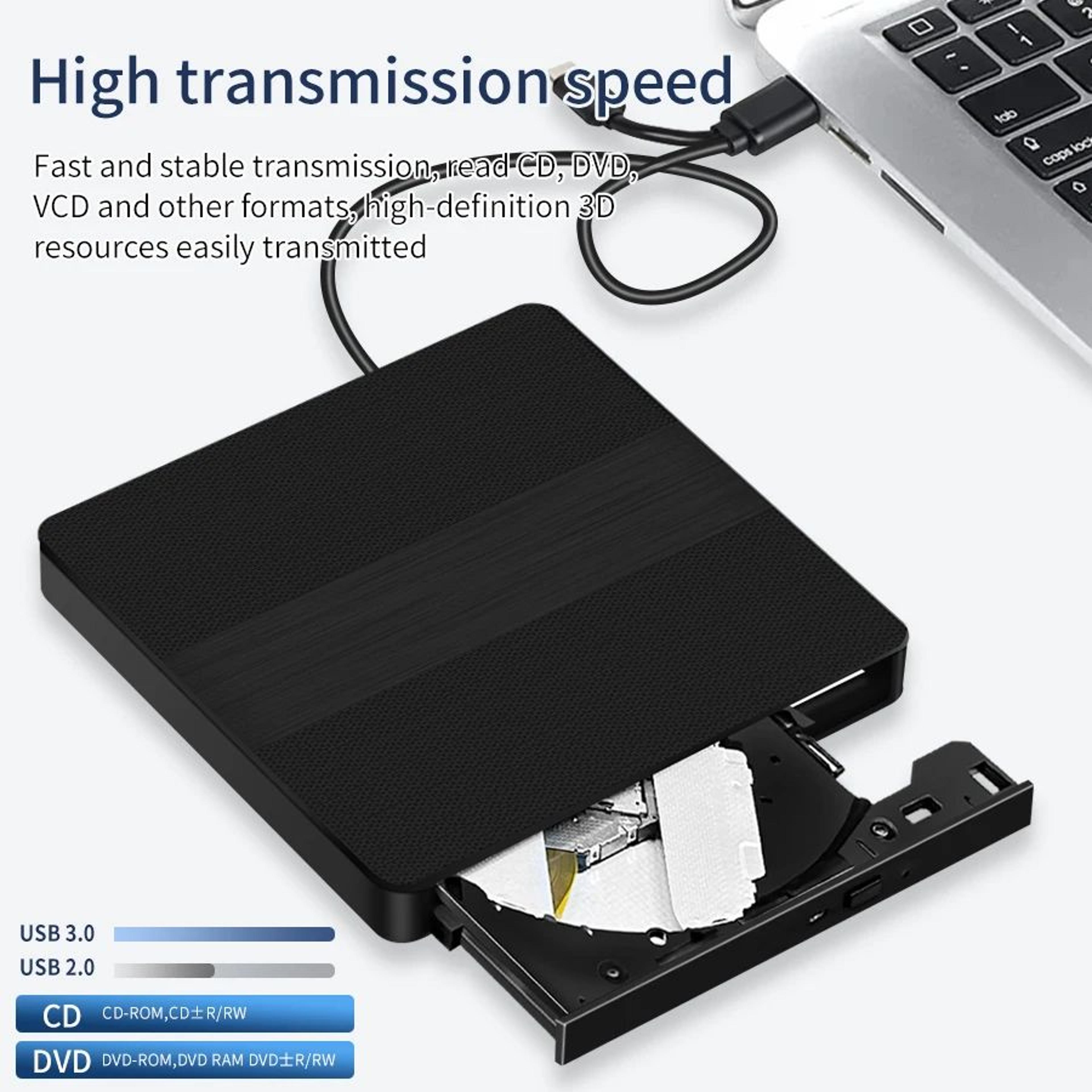 UltraSlim External DVD Drive USB 30 Type C Portable DVD Burner CD DVD RW Reader Writer For Laptop P 1