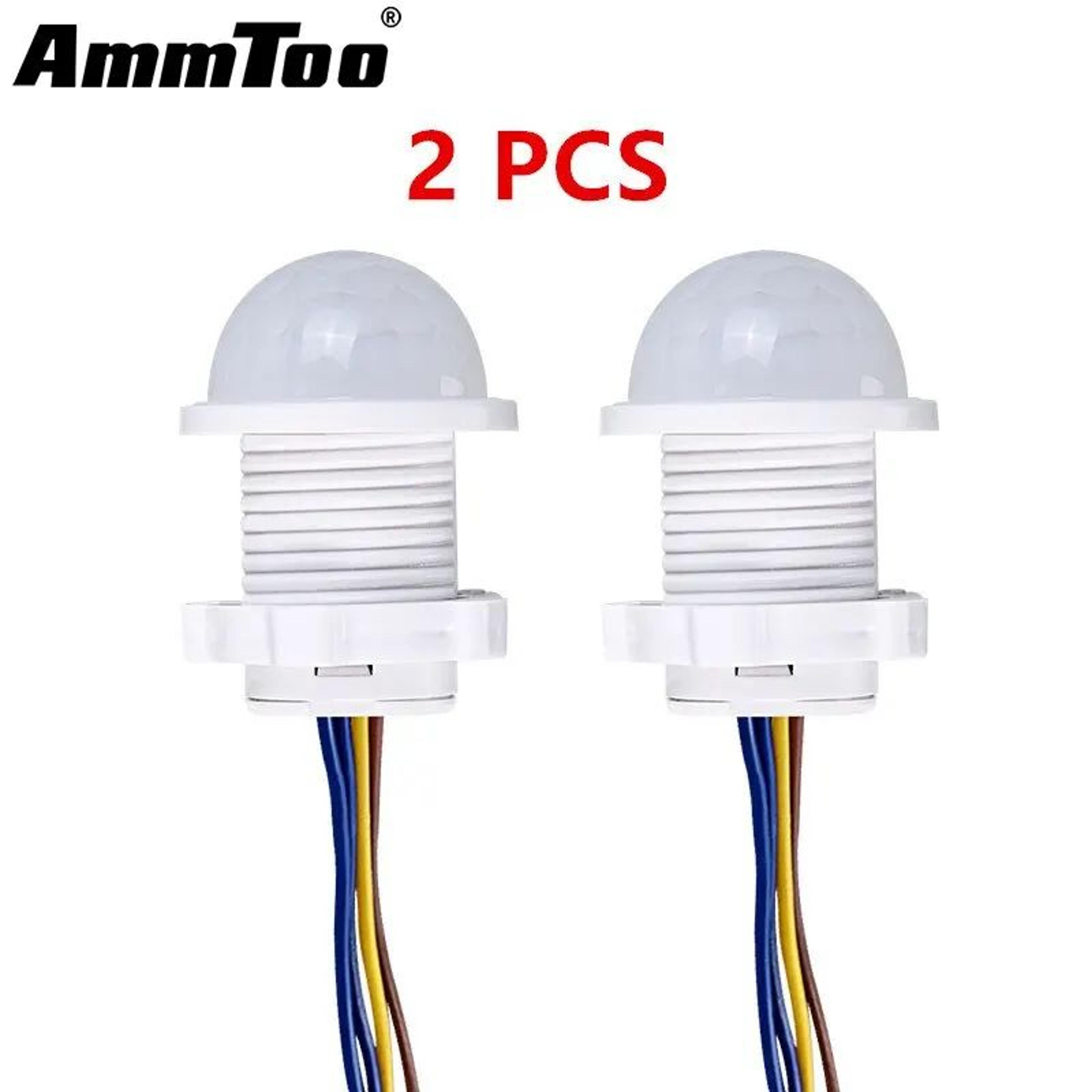 2 pack motion sensor light switch pir infrared motion sensor auto on off switch 110v 220v