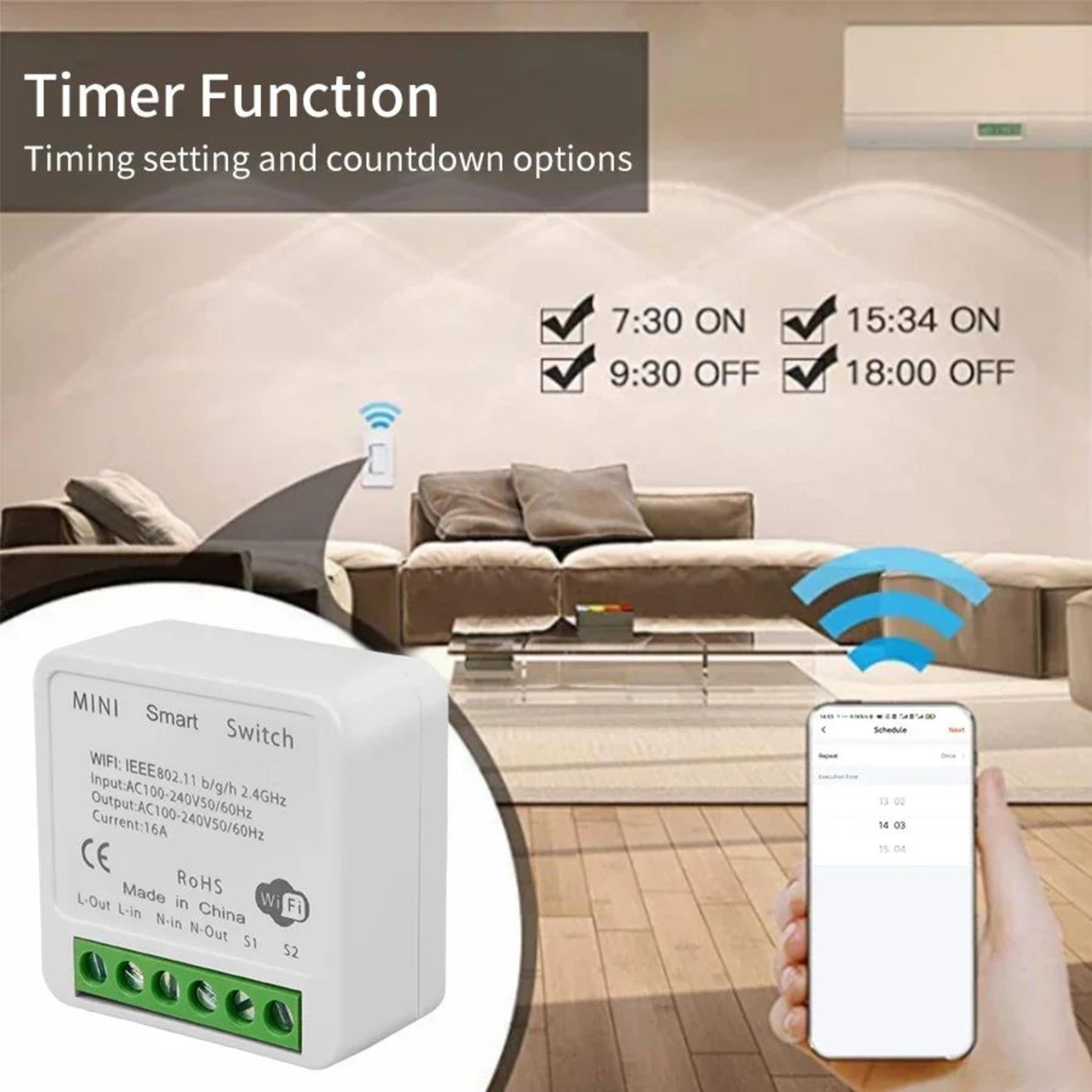 Tuya WiFi Smart Switch RF 433MHz 2 Way Relay Module For Alexa Google Home Smart Life 3