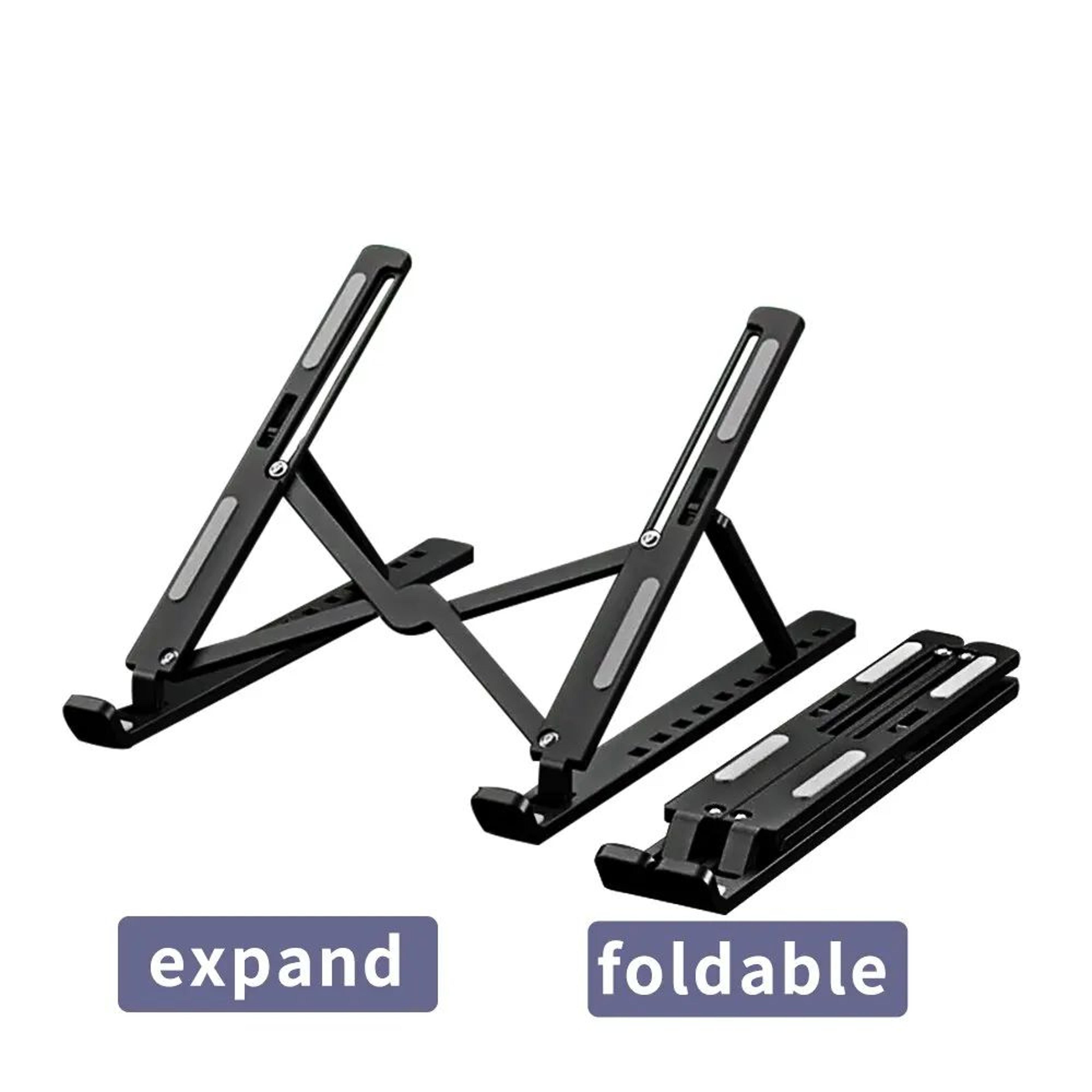 Portable Adjustable Laptop Stand Foldable Ergonomic Laptop Riser For MacBook HP Dell And More 5