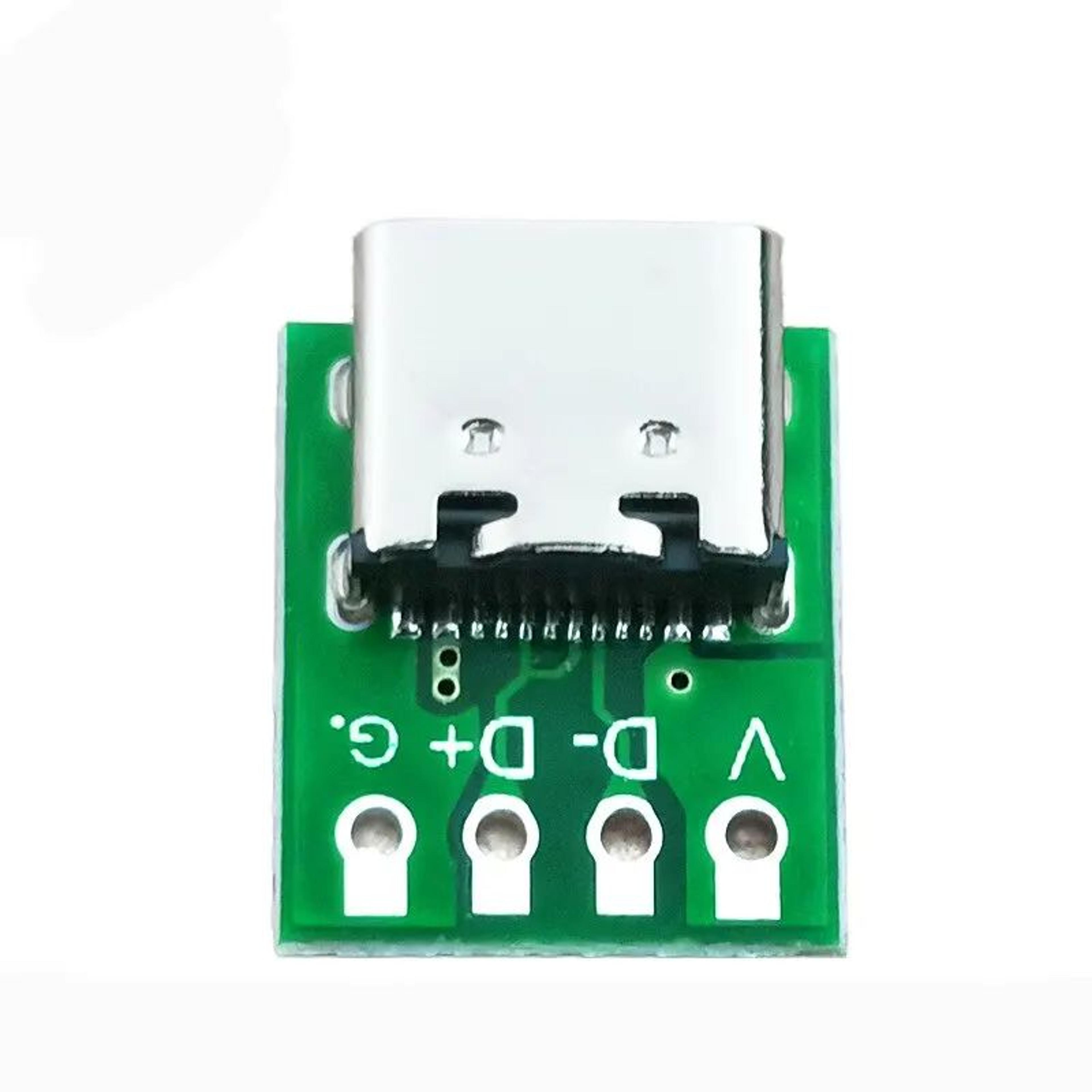USB Type C 16 Pin Female PCB Breakout Connector Board For DIY Cable Repair And Electronics Projects 3