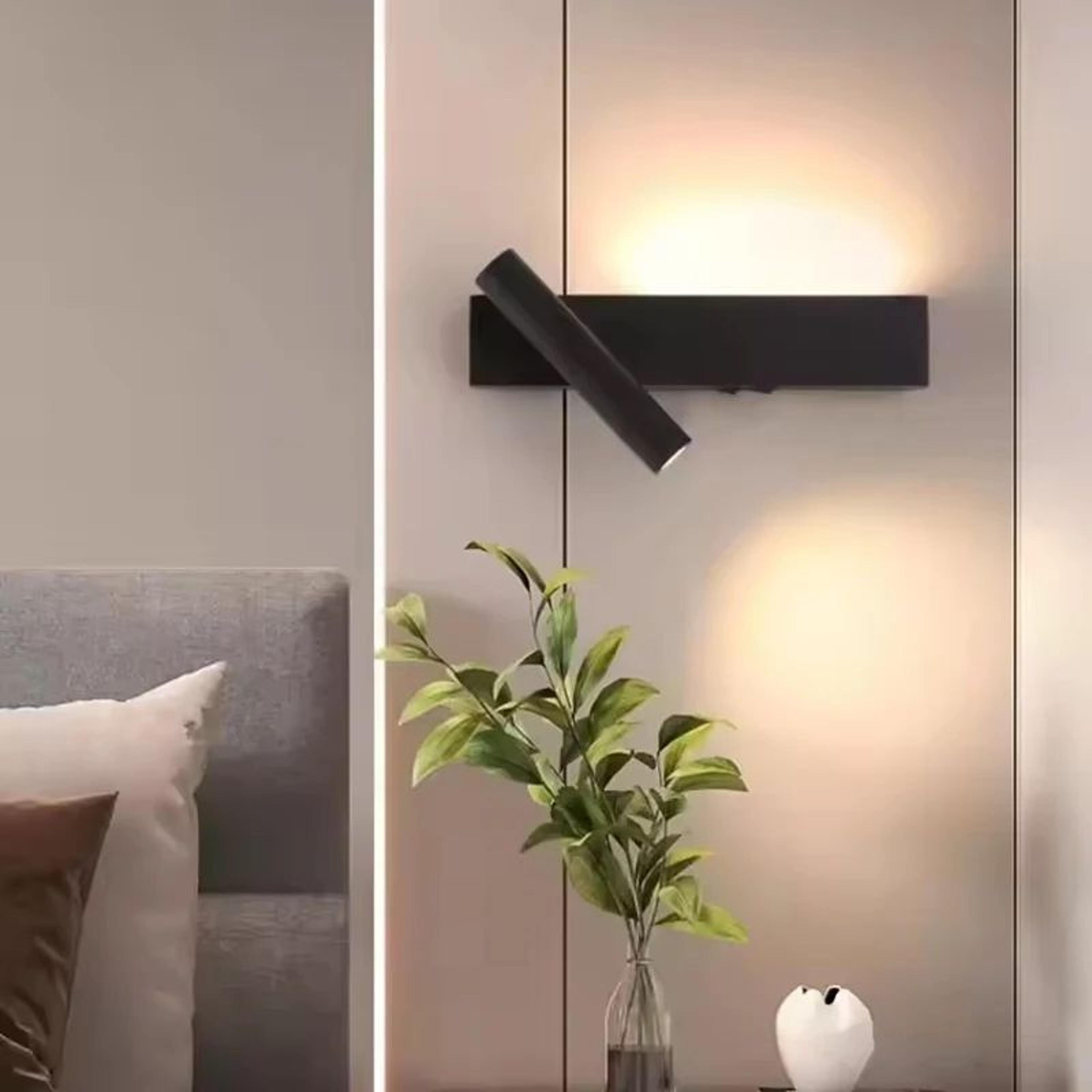 Modern LED Wall Light Rotating Bedside Wall Lamp With Switch For Bedroom Hallway And Living Room 1
