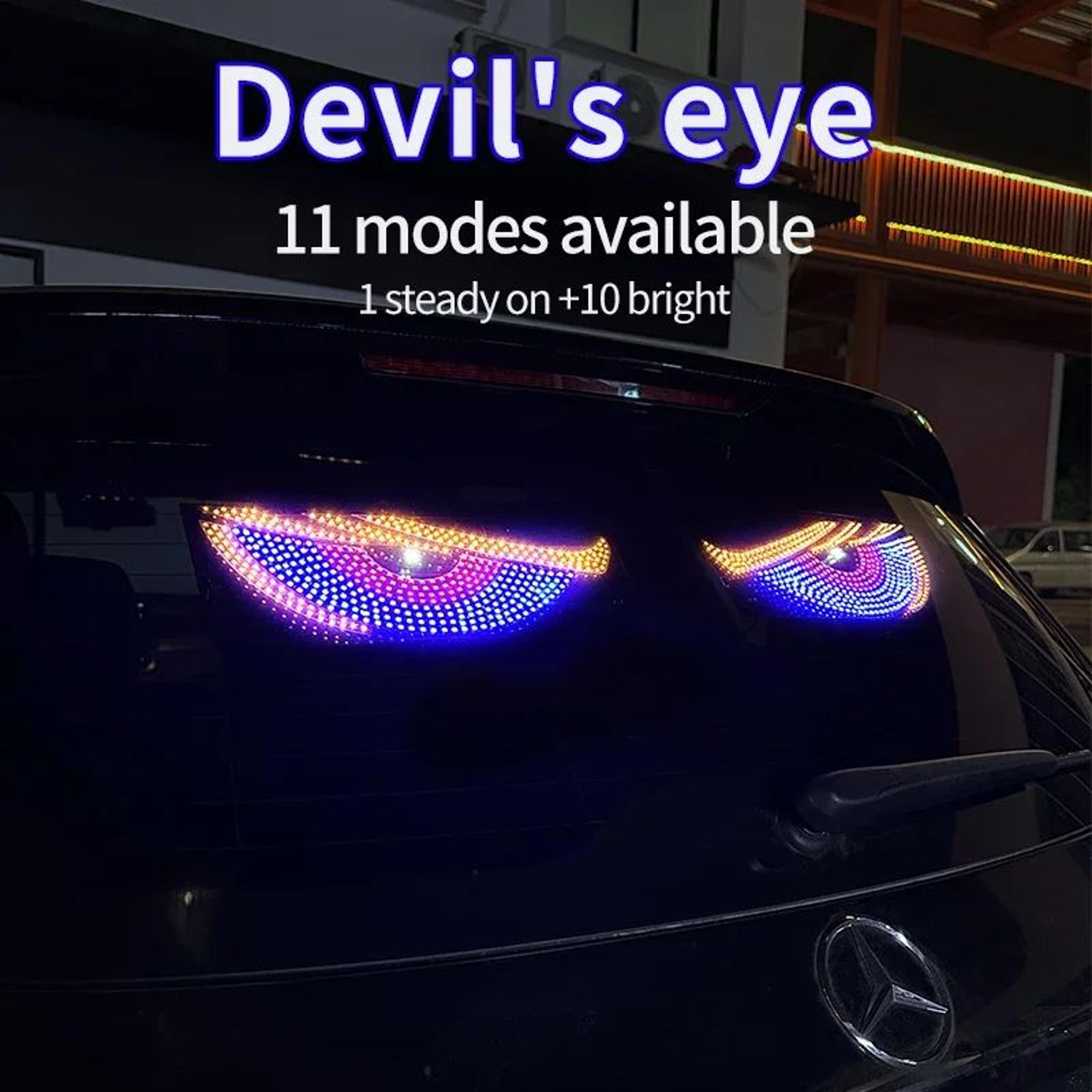LED Windshield Display Car LED Eyes Animated USB Windshield Light For Cars And Trucks 5