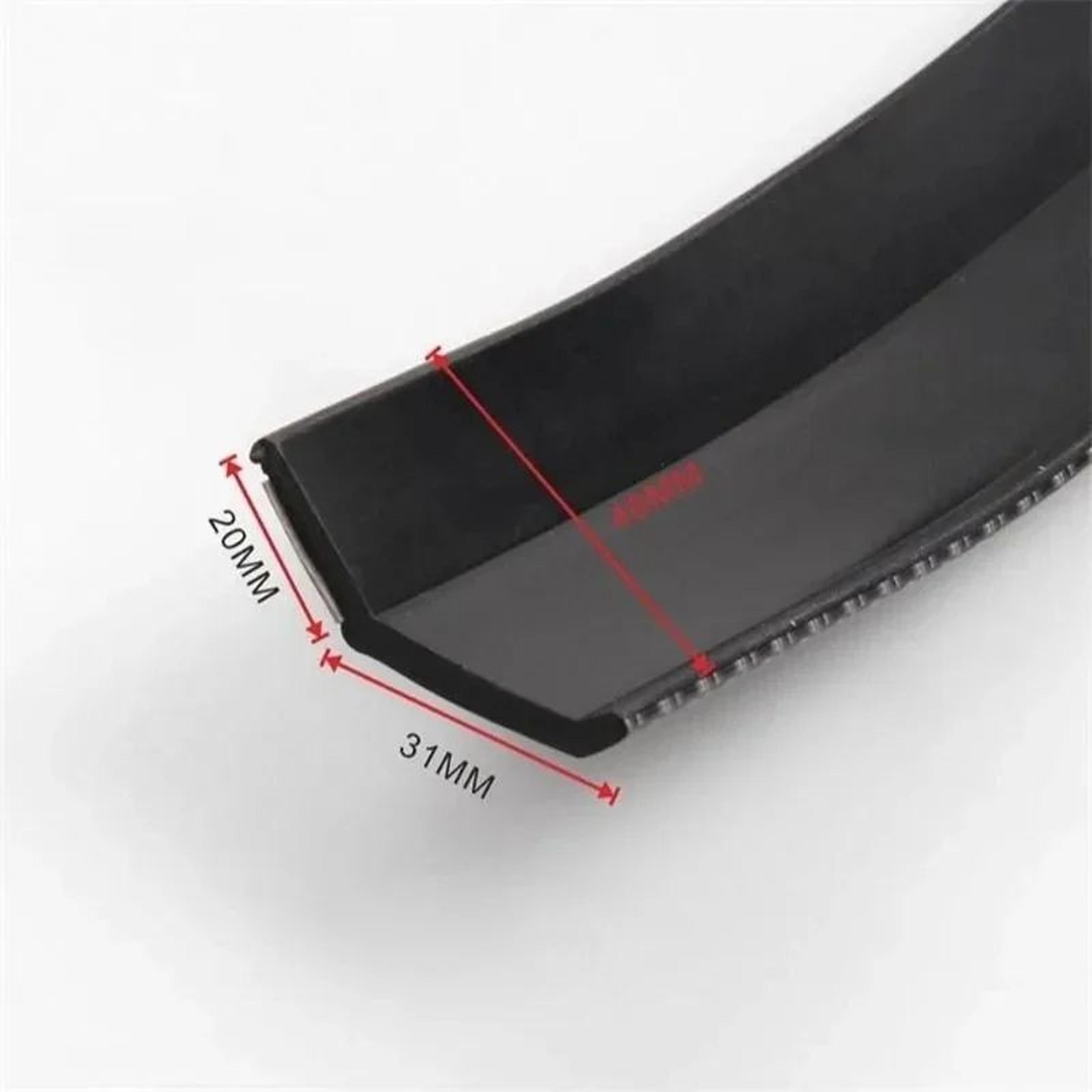 Universal Car Bumper Lip 82 Foot Rubber Bumper Protector Trim Strip For Front Bumper And Side Skirt 3