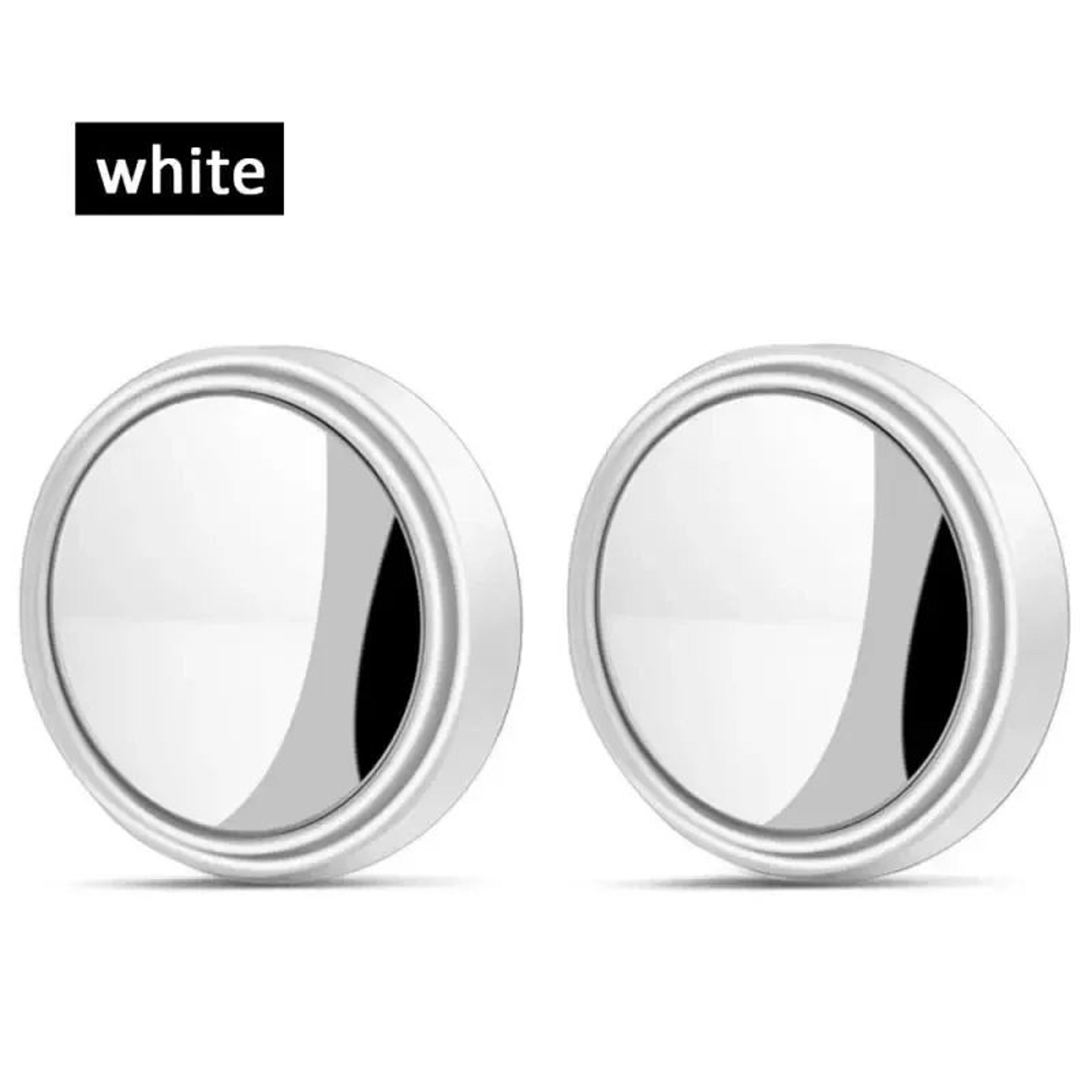 360 Degree Blind Spot Mirror Wide Angle Car Side Mirror Stick On Convex Safety Mirror 2 Pack 7