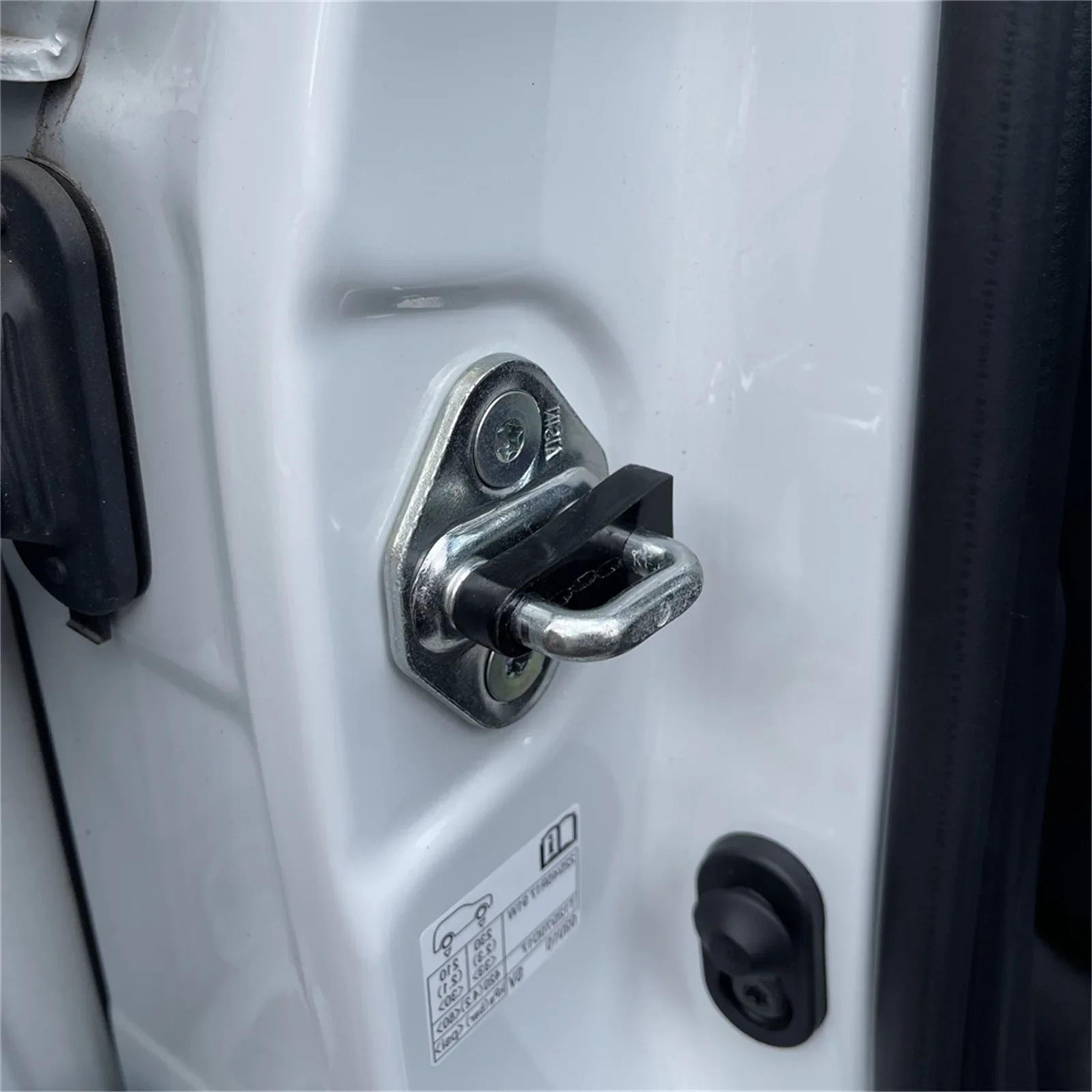 SilentGuard Universal Car Door Lock Protector Silicone Shock Absorber Pads 5
