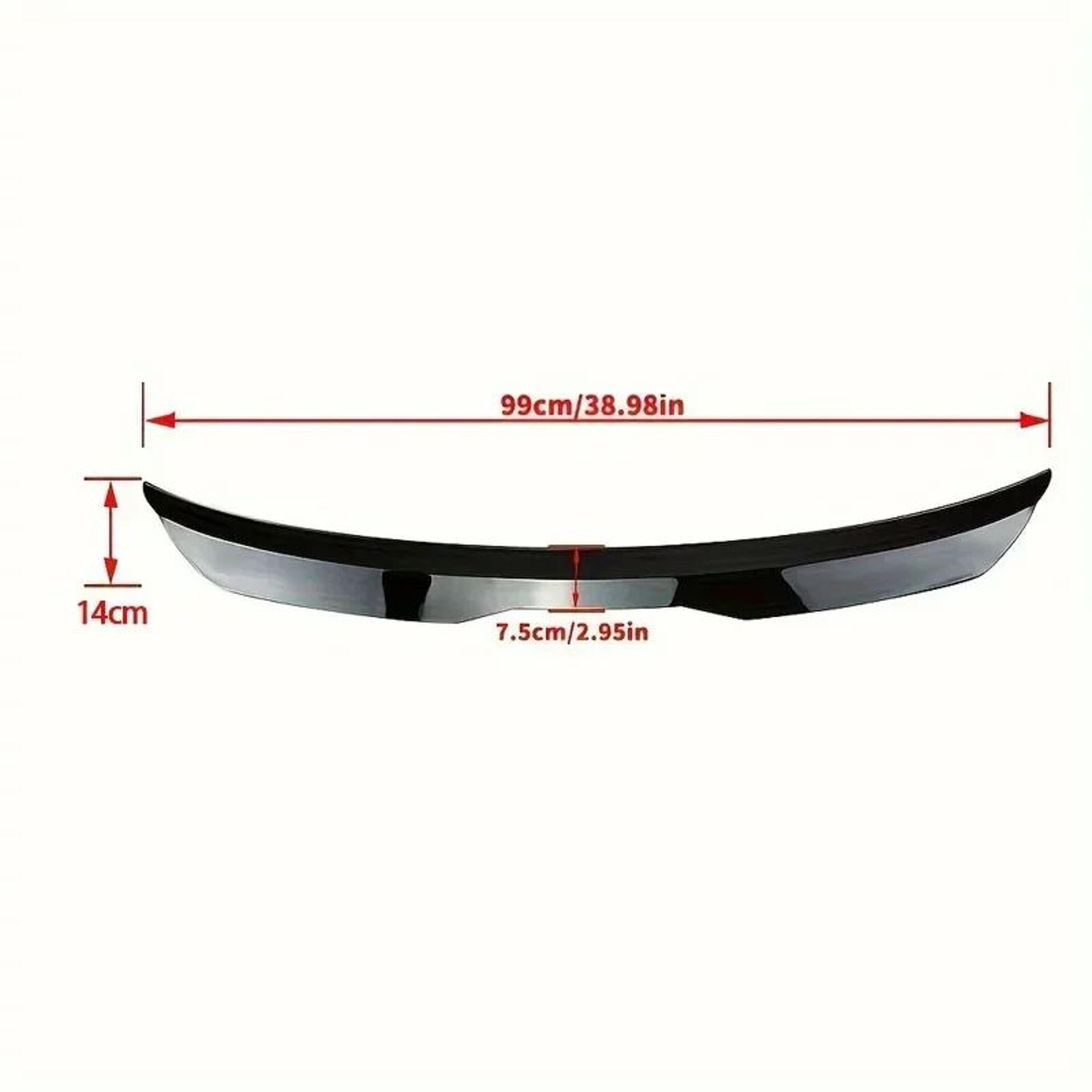 Universal Car Rear Trunk Spoiler Wing Decorative Tail Lip For SUV MPV Sedan 6