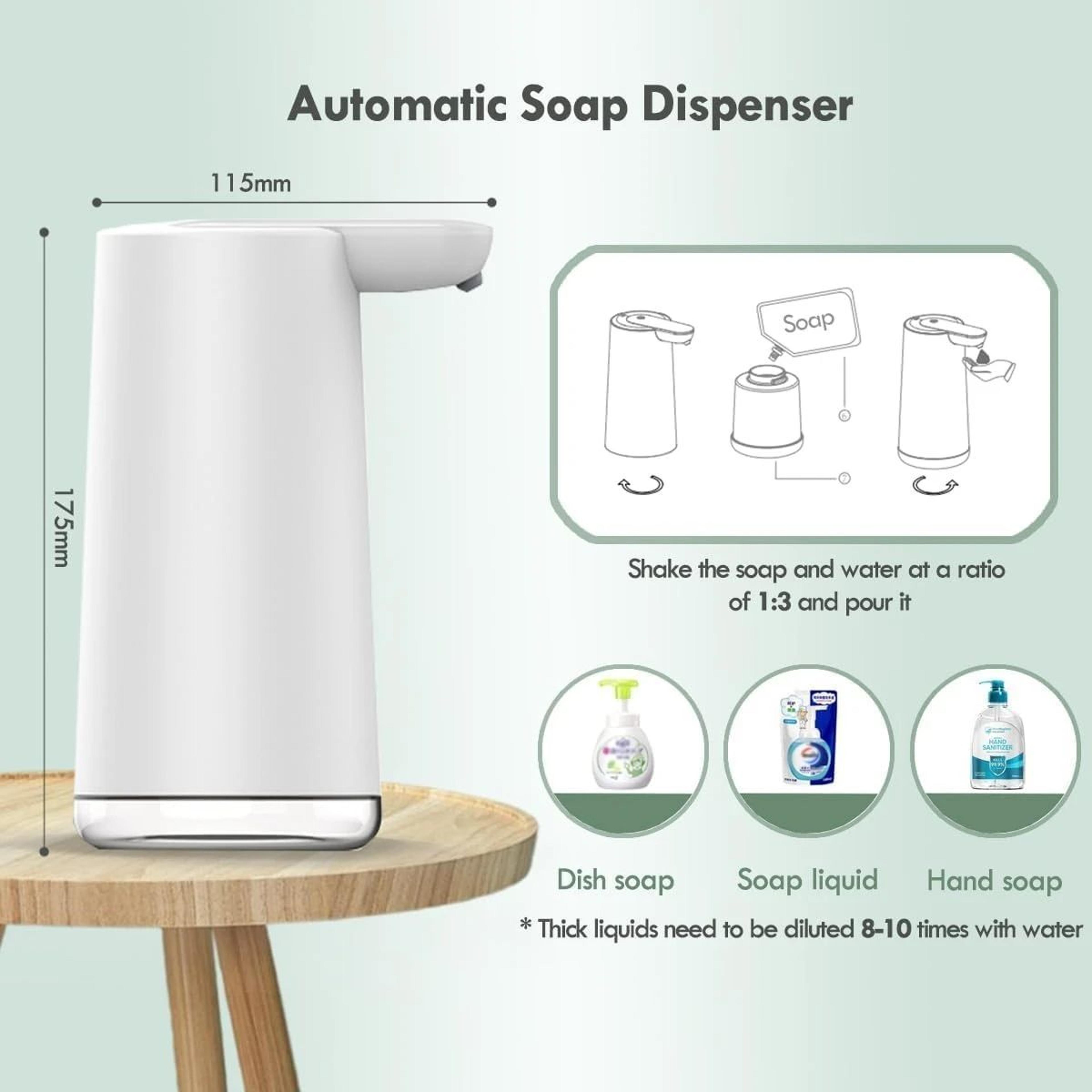 Automatic Foaming Soap Dispenser With Smart Sensor Touchless Hand Wash 2