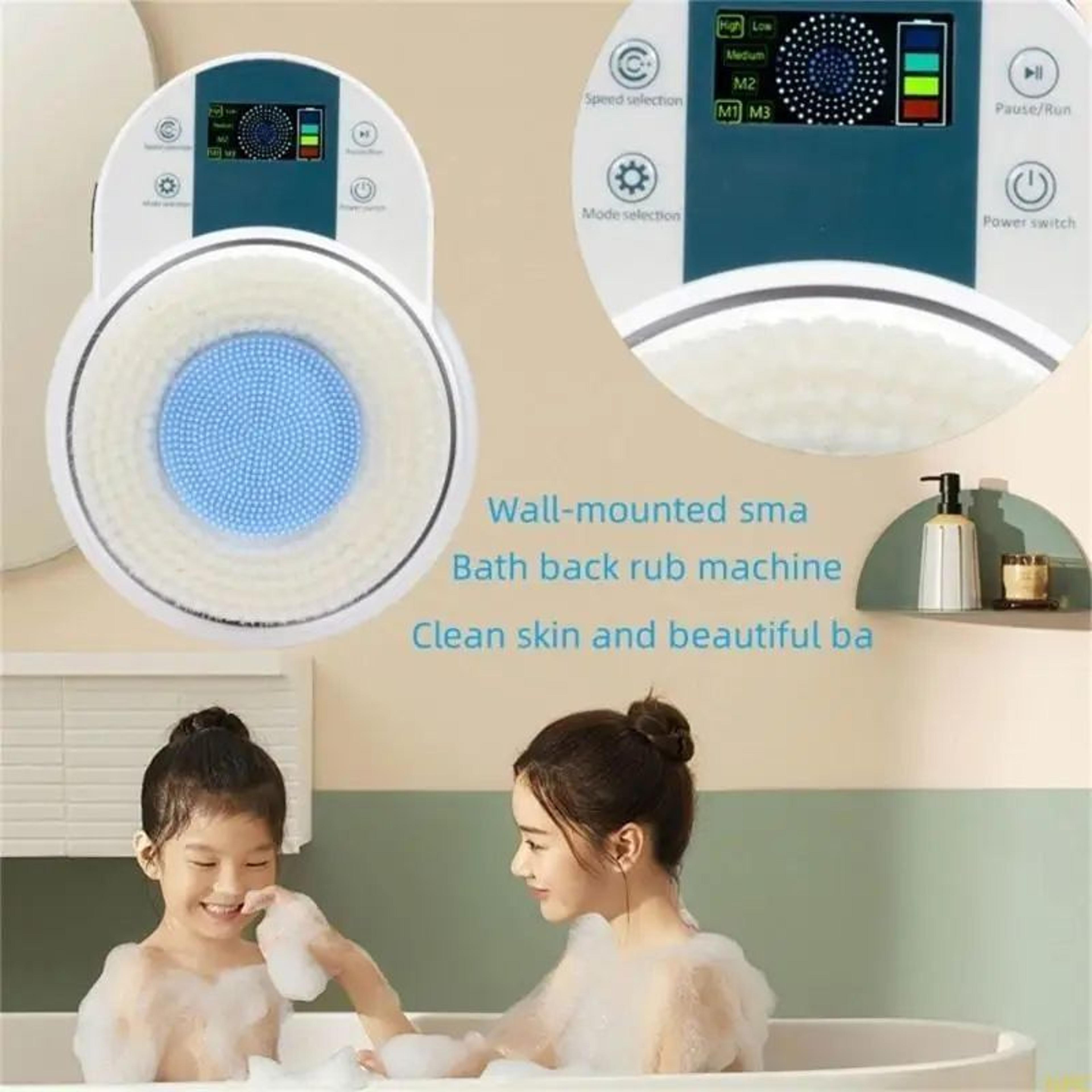 GentleGlow Electric Bath Brush For Sensitive Skin Deep Cleansing And Exfoliation 3