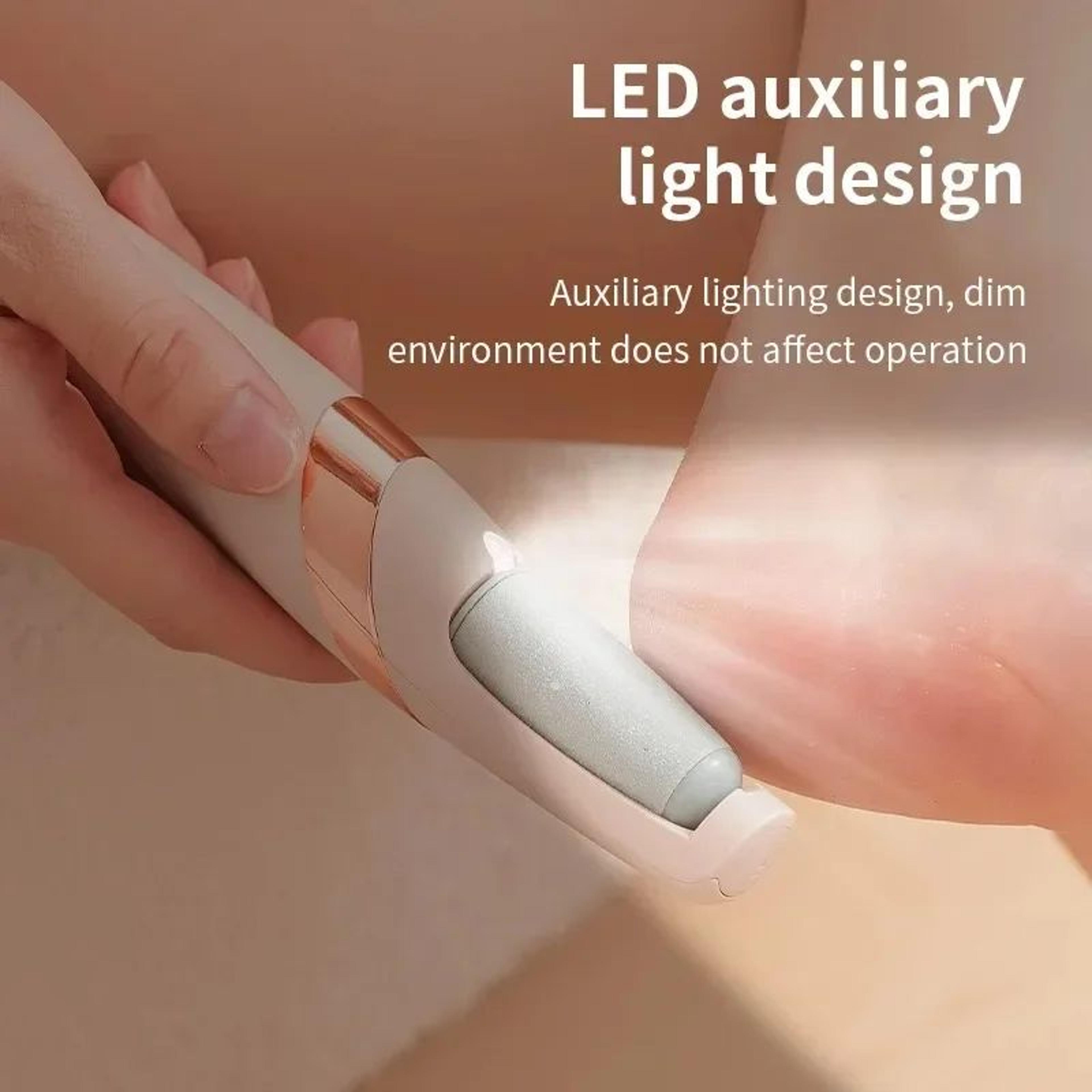 Pocket Rechargeable Electric Foot Grinder Callus Remover With 2 Speed Pedicure Tool 2