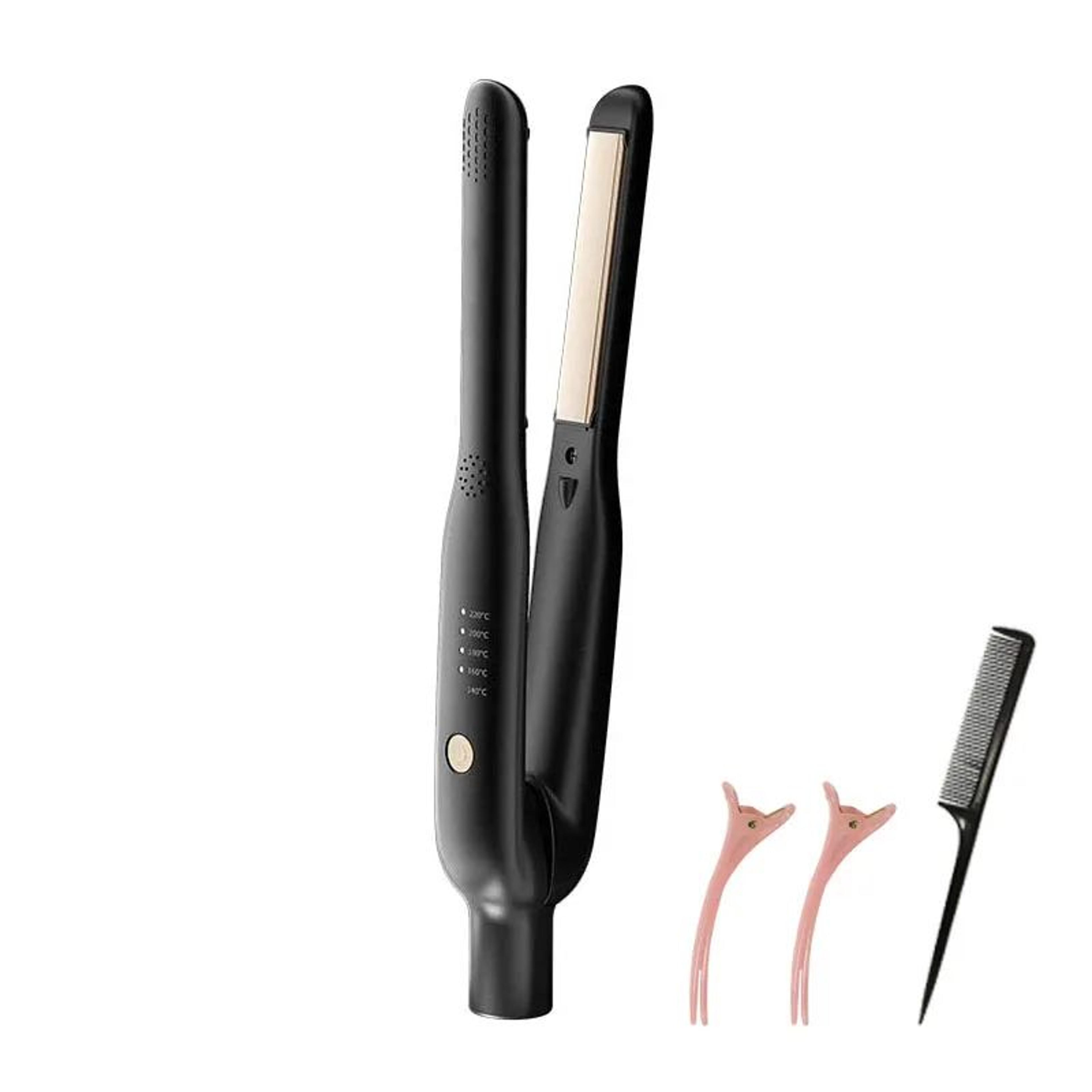 Mini Ceramic Hair Straightener With Adjustable Temperature And Negative Ion Flat Iron 7