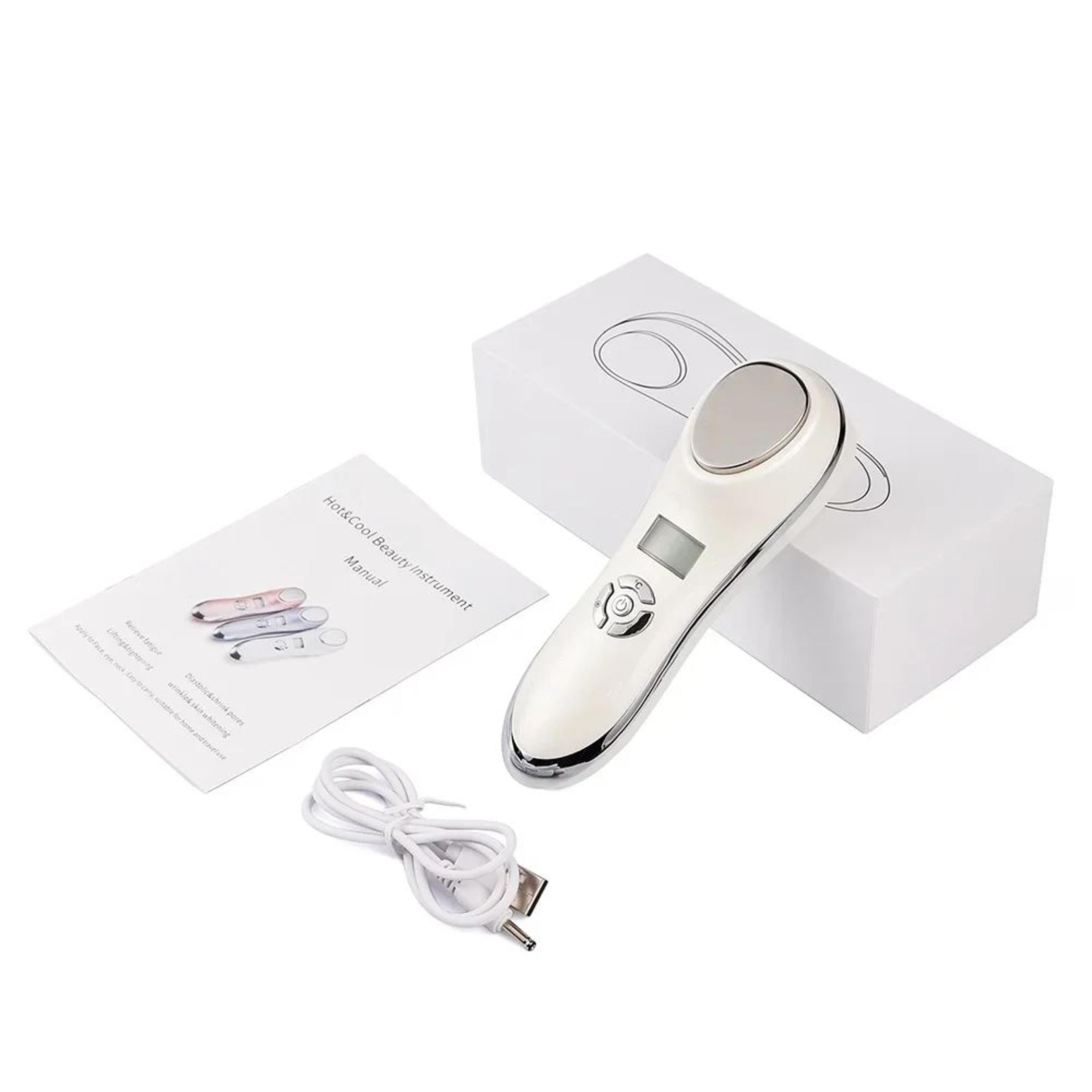 ThermaGlow Hot And Cold Facial Massager Skin Rejuvenation And Skin Tightening Device With Vibration 6