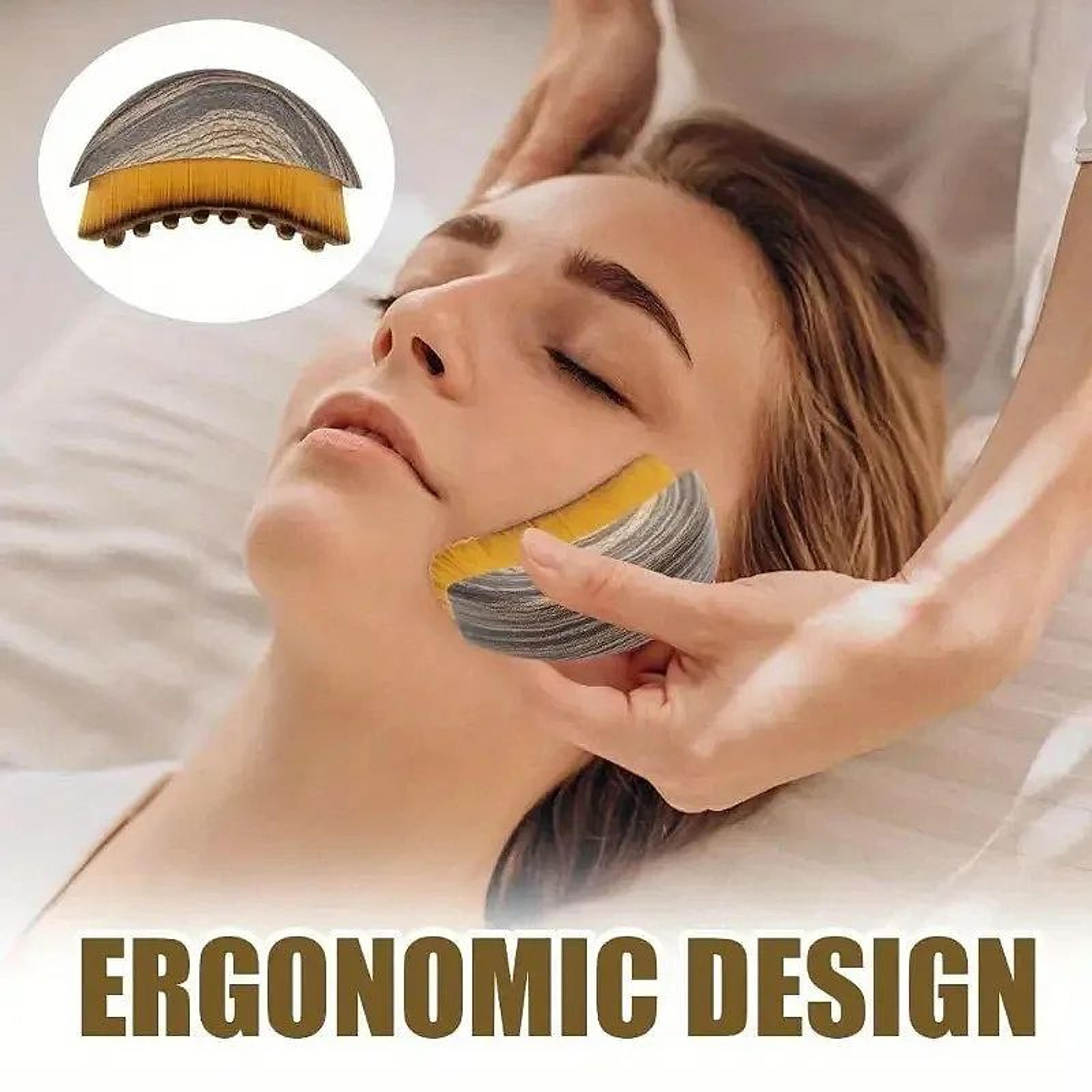 Lymphatic Contour Face Brush For Facial Sculpting And Gentle Massage 4