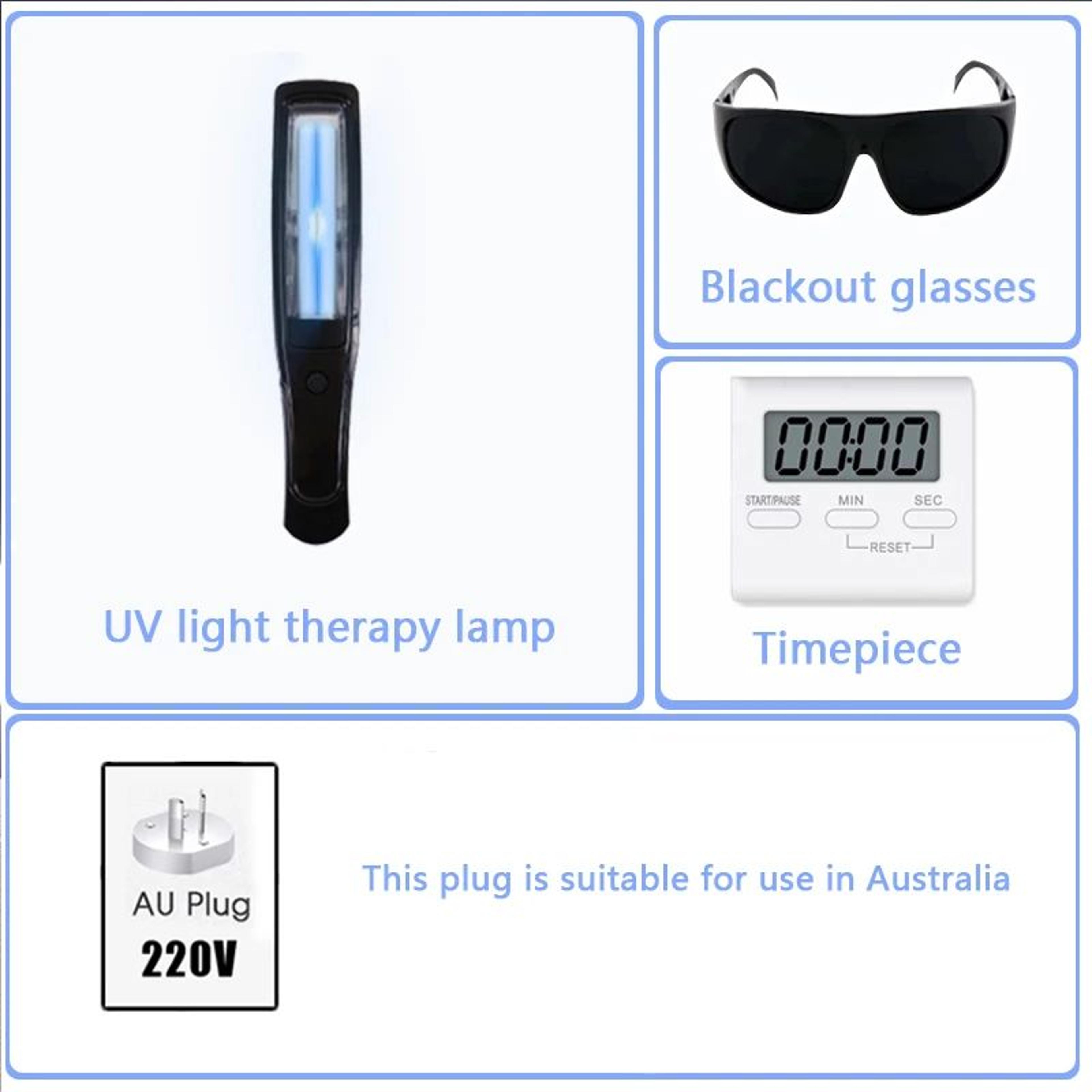 311nm Narrowband UVB Phototherapy Lamp For Psoriasis And Vitiligo Skin Treatment 8