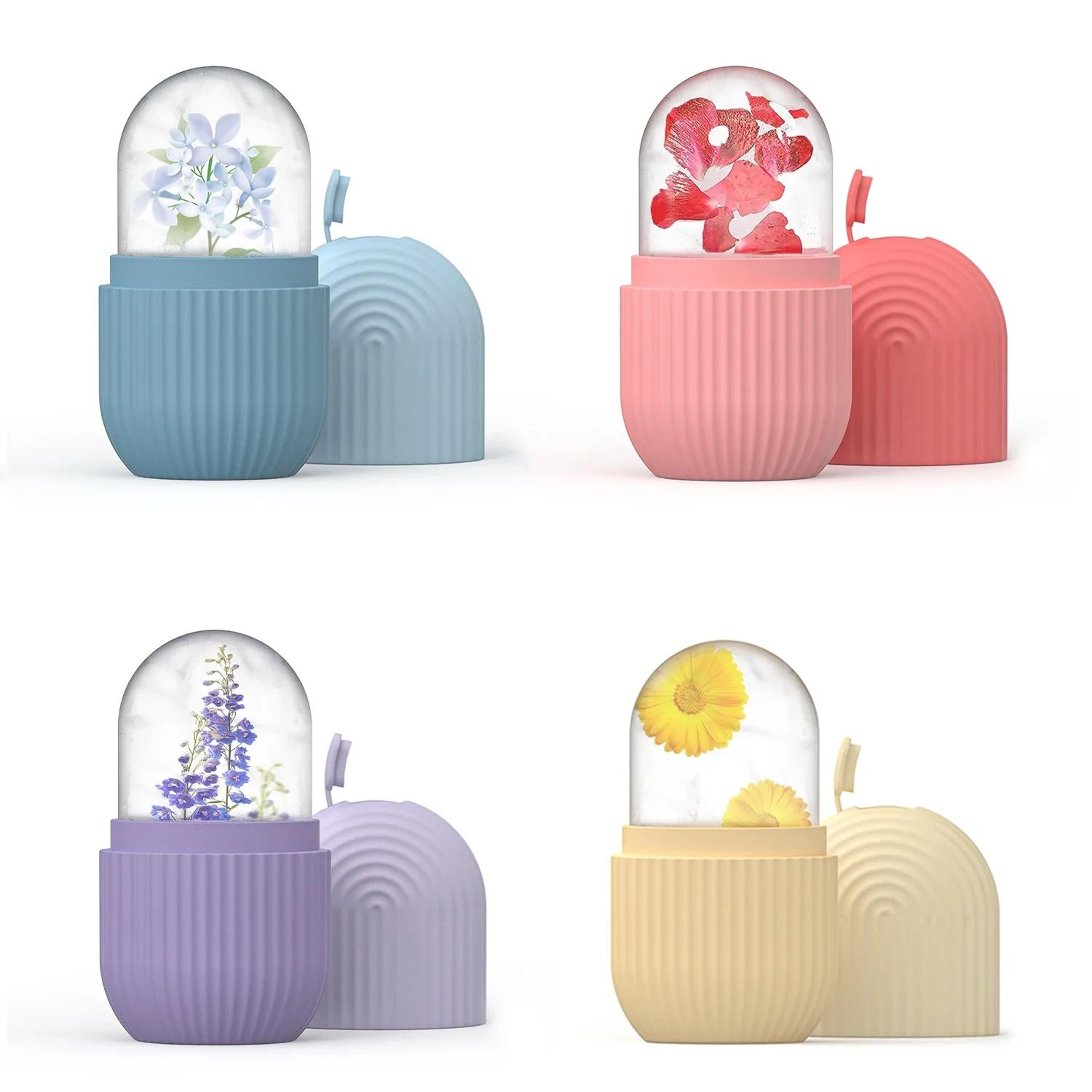 iceglow silicone ice face roller and facial ice massager