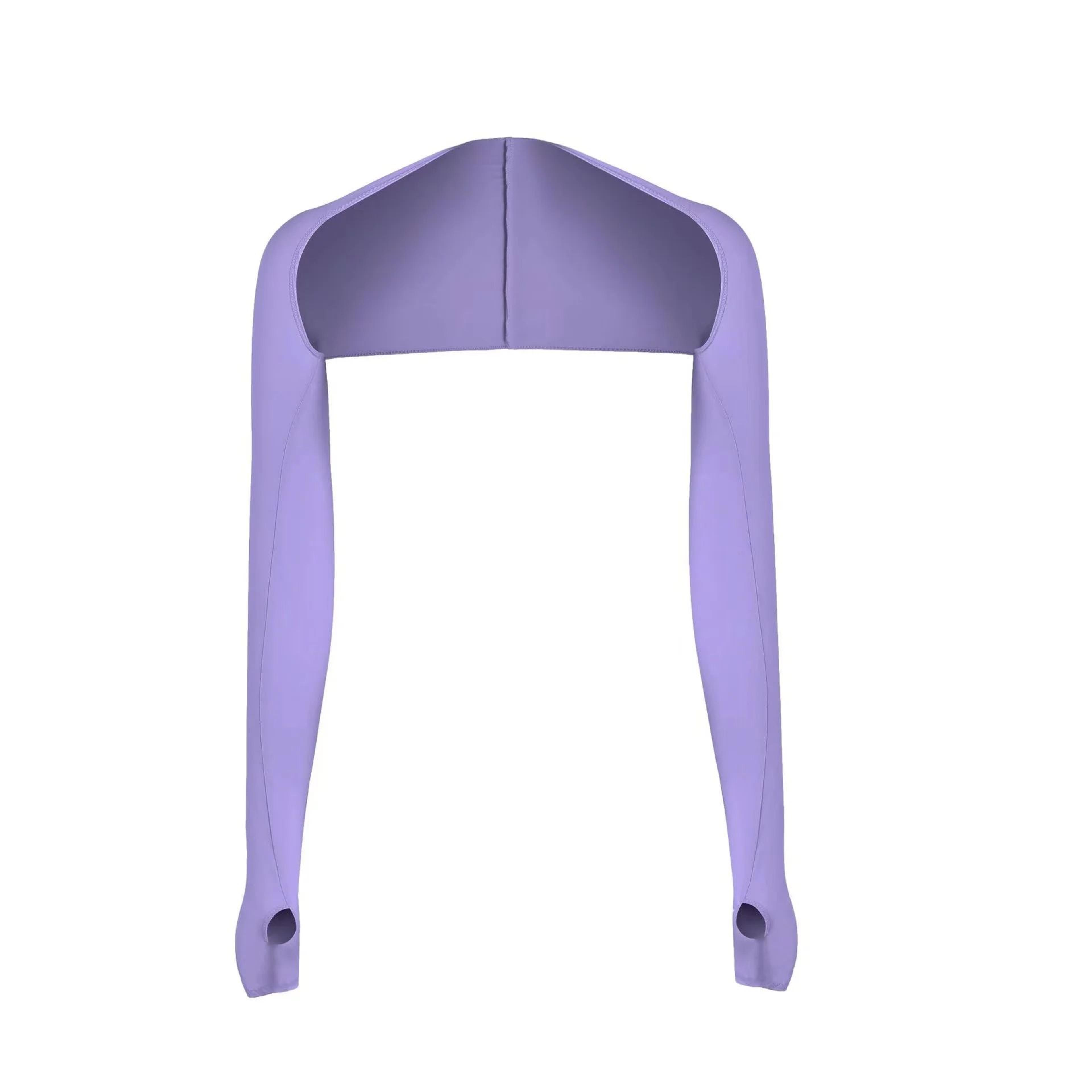 Ice Silk Cooling Arm Sleeves With Shawl Design And UV Protection Sleeves For Outdoor Sports 13