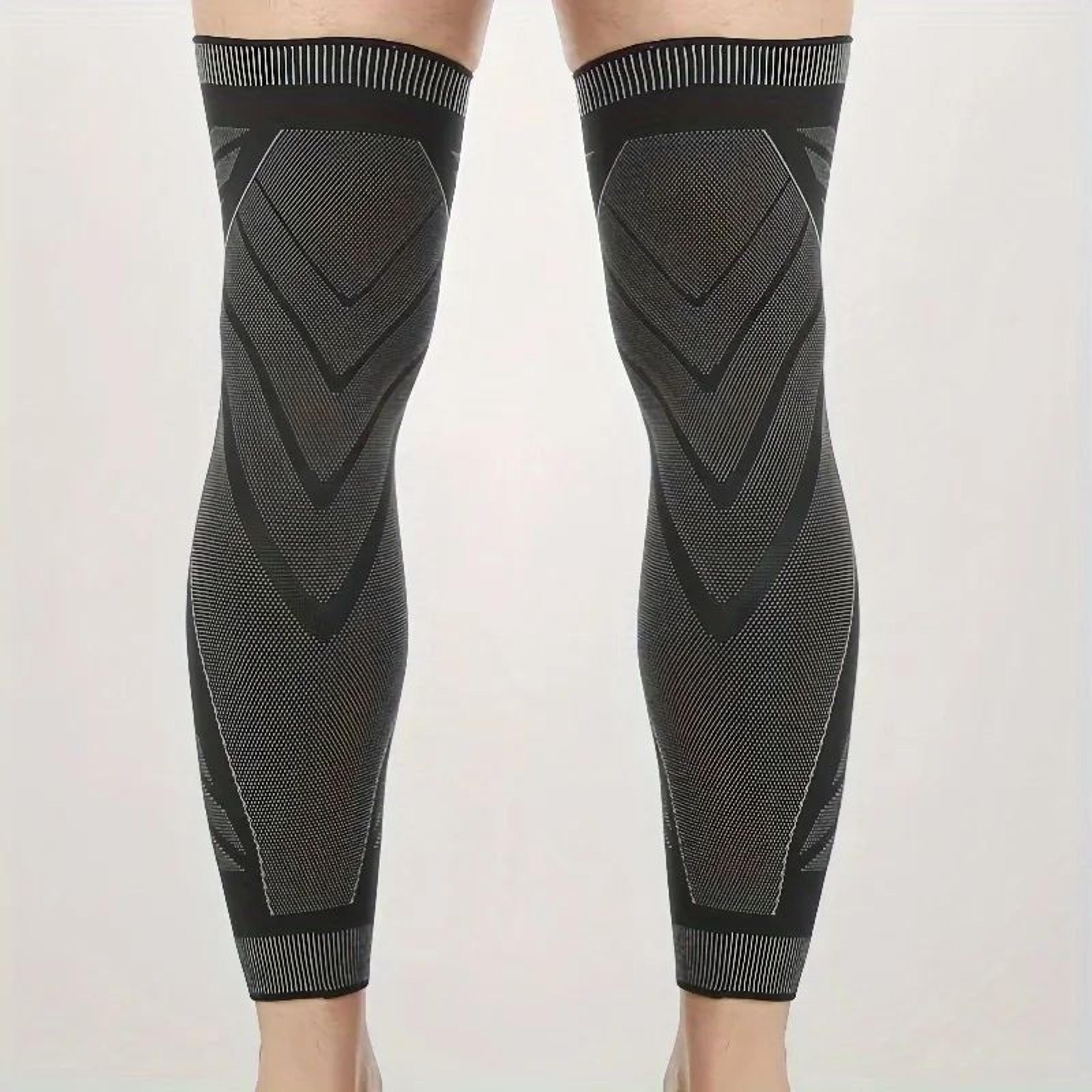 Compression Leg Sleeve With Knee Support For Running Basketball And Cycling 3