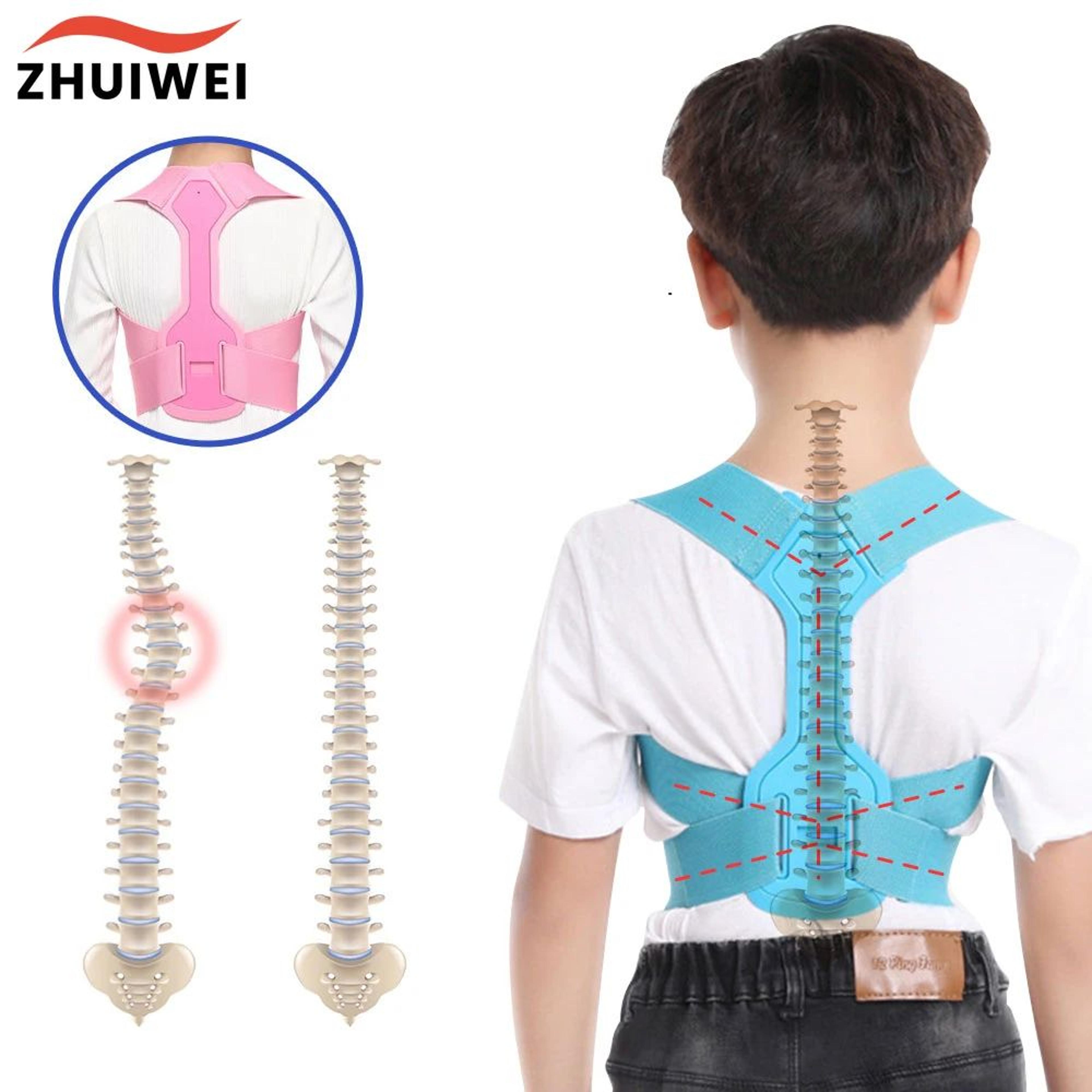 Kids Adjustable Posture Corrector Back Support Brace For Boys And Girls Shoulder Alignment Belt 0