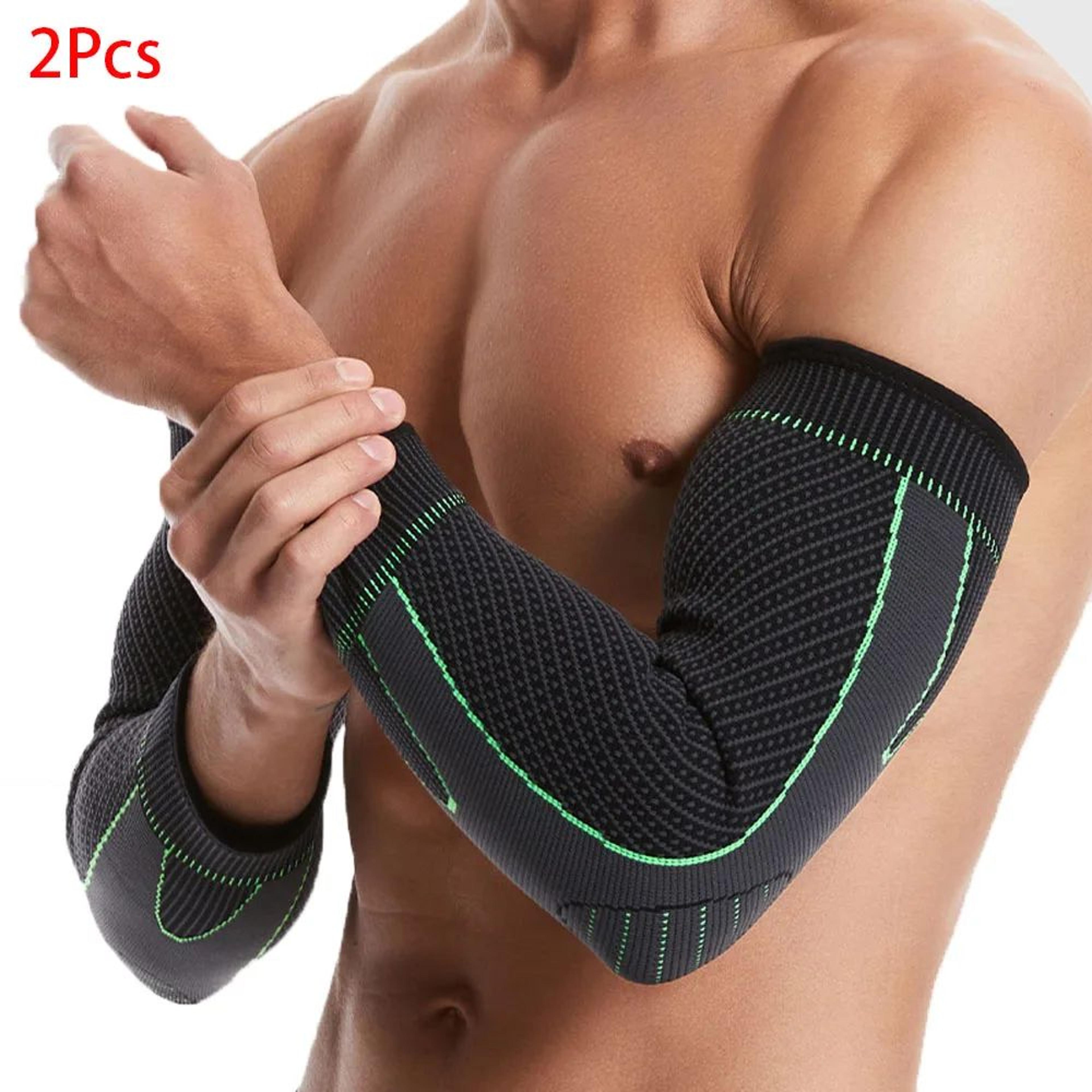 PowerFlex Compression Elbow Support Sleeves 2 Pack For Tennis Elbow And Tendonitis 6