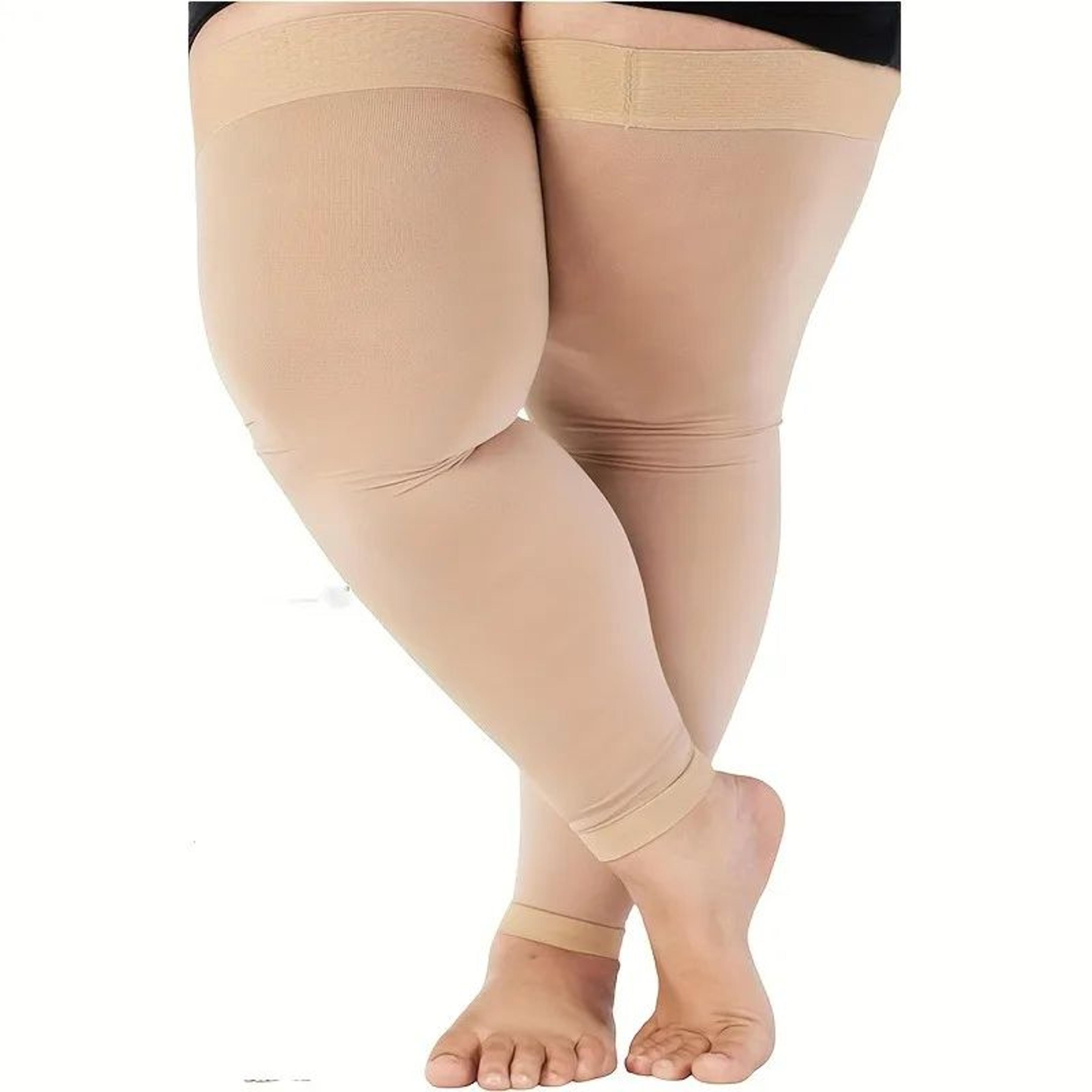 Plus Size Wide Calf Compression Socks Knee High 2XL To 7XL For Sports Travel And Daily Support 6
