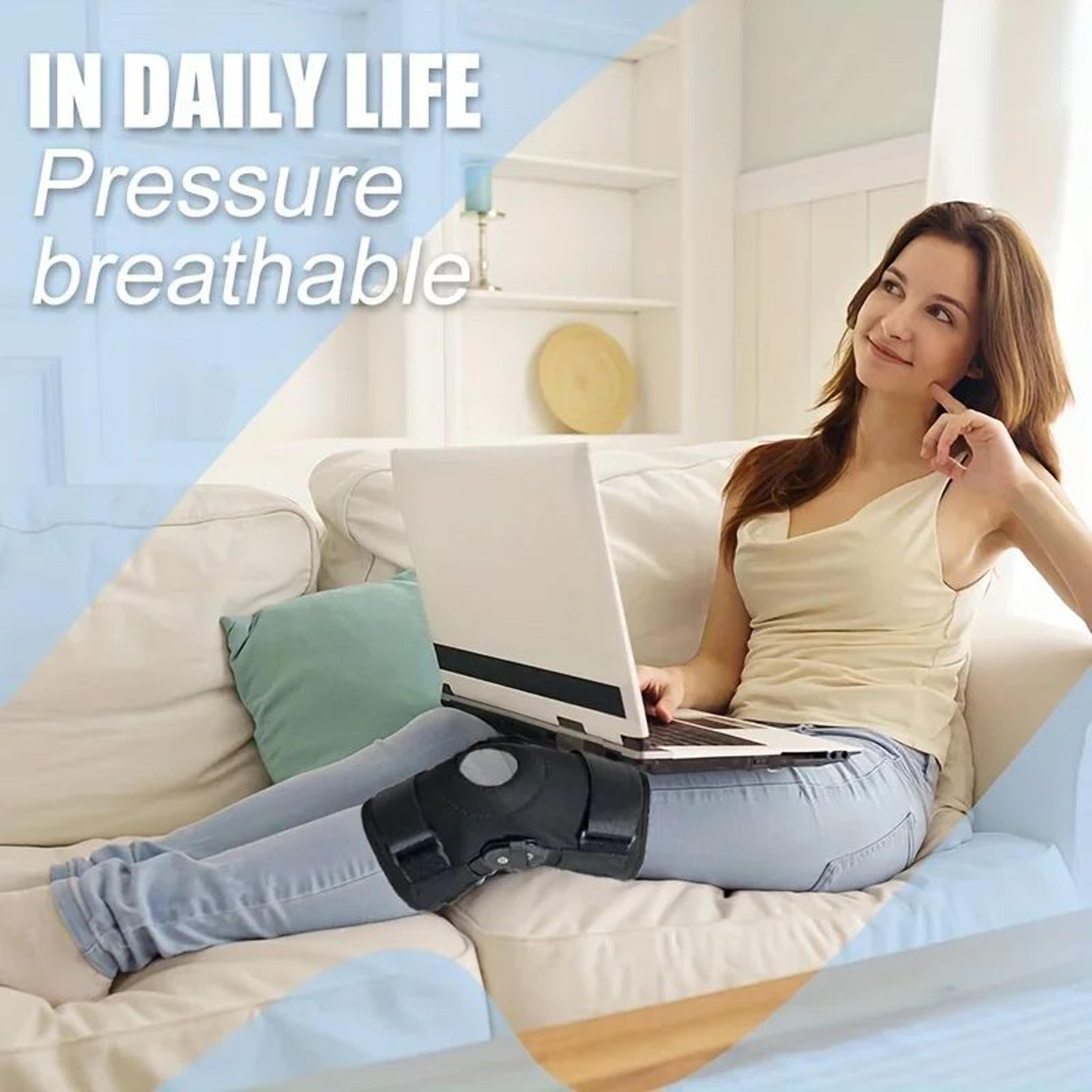 AdjustaFlex Knee Brace With Side Stabilizers And Patella Gel Support 3