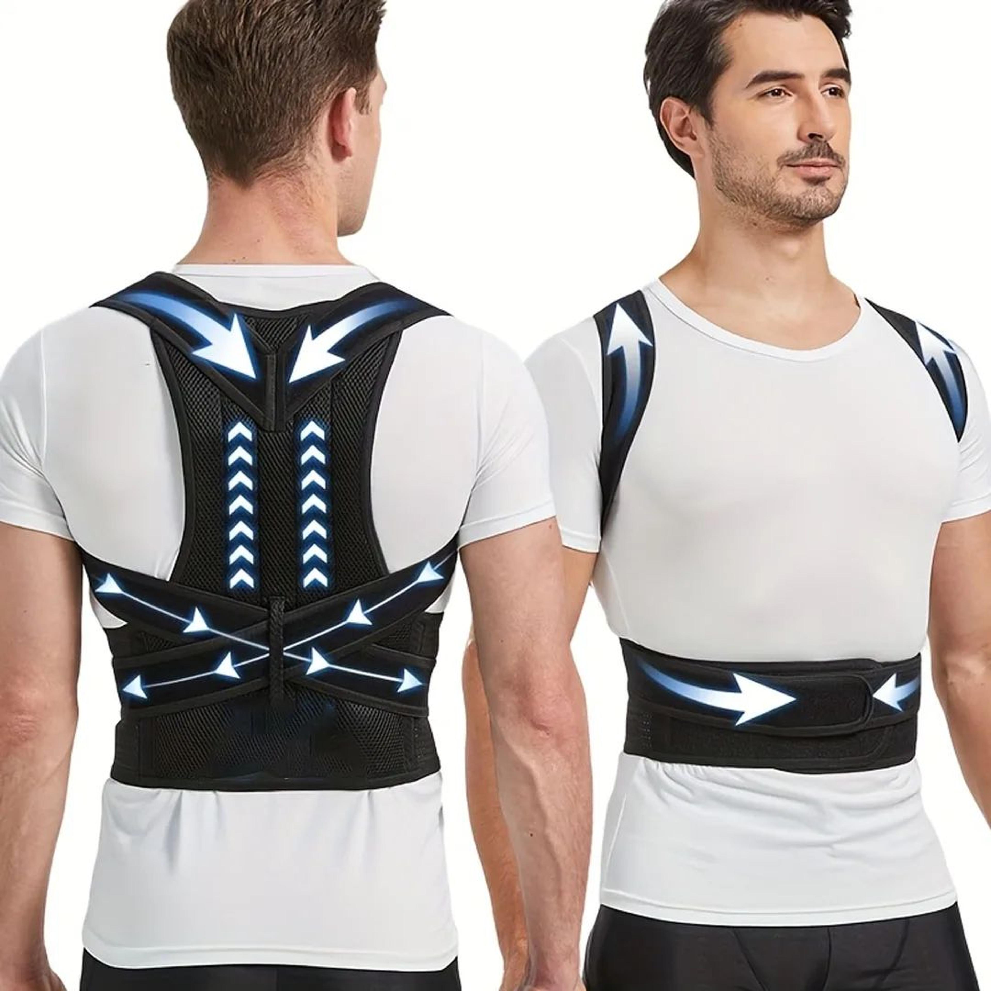 PostureAlign Back Brace Posture Corrector For Men And Women With Adjustable Upper Back Support 0