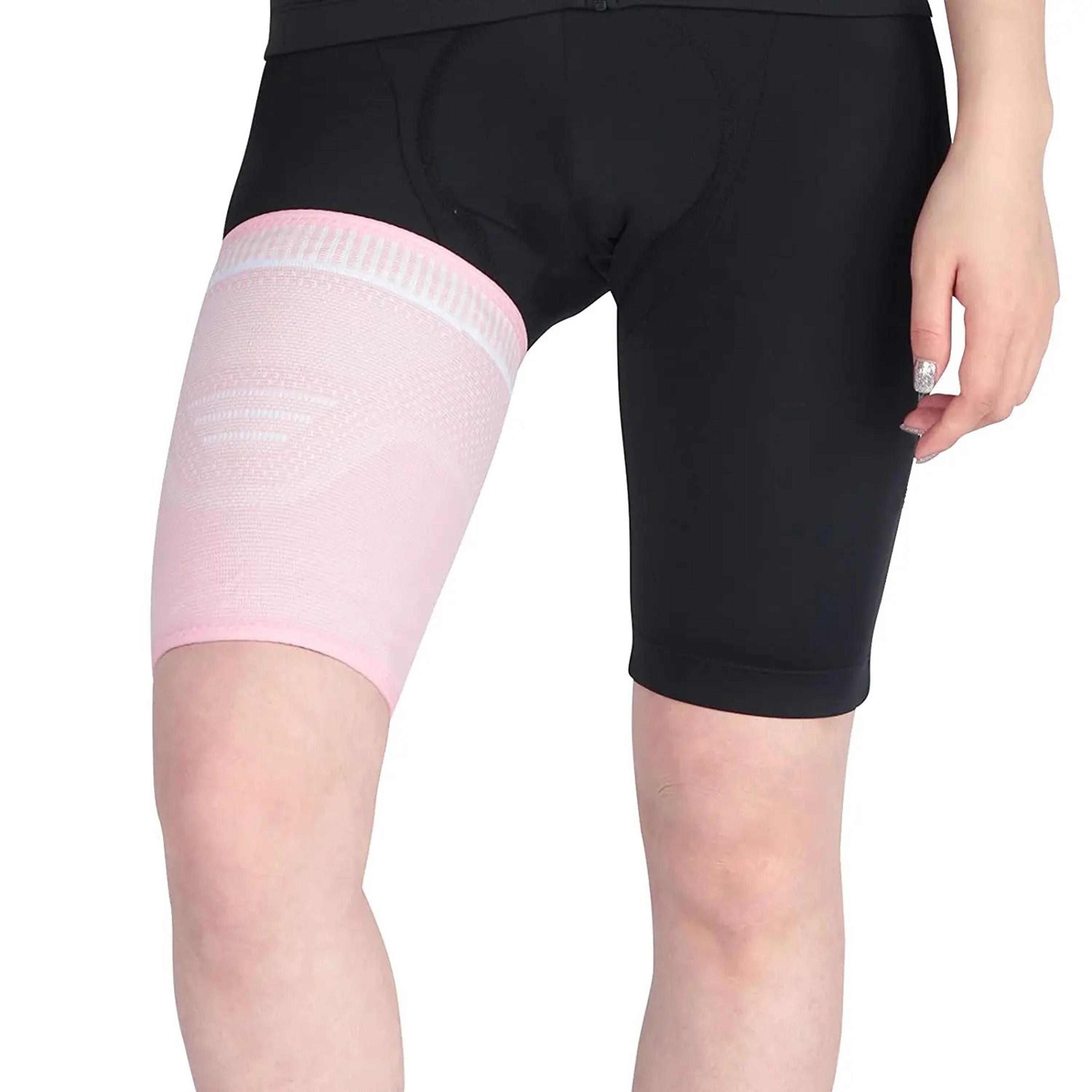 Thigh Compression Sleeve For Quad And Hamstring Support Anti Slip Upper Leg Compression Wrap 8