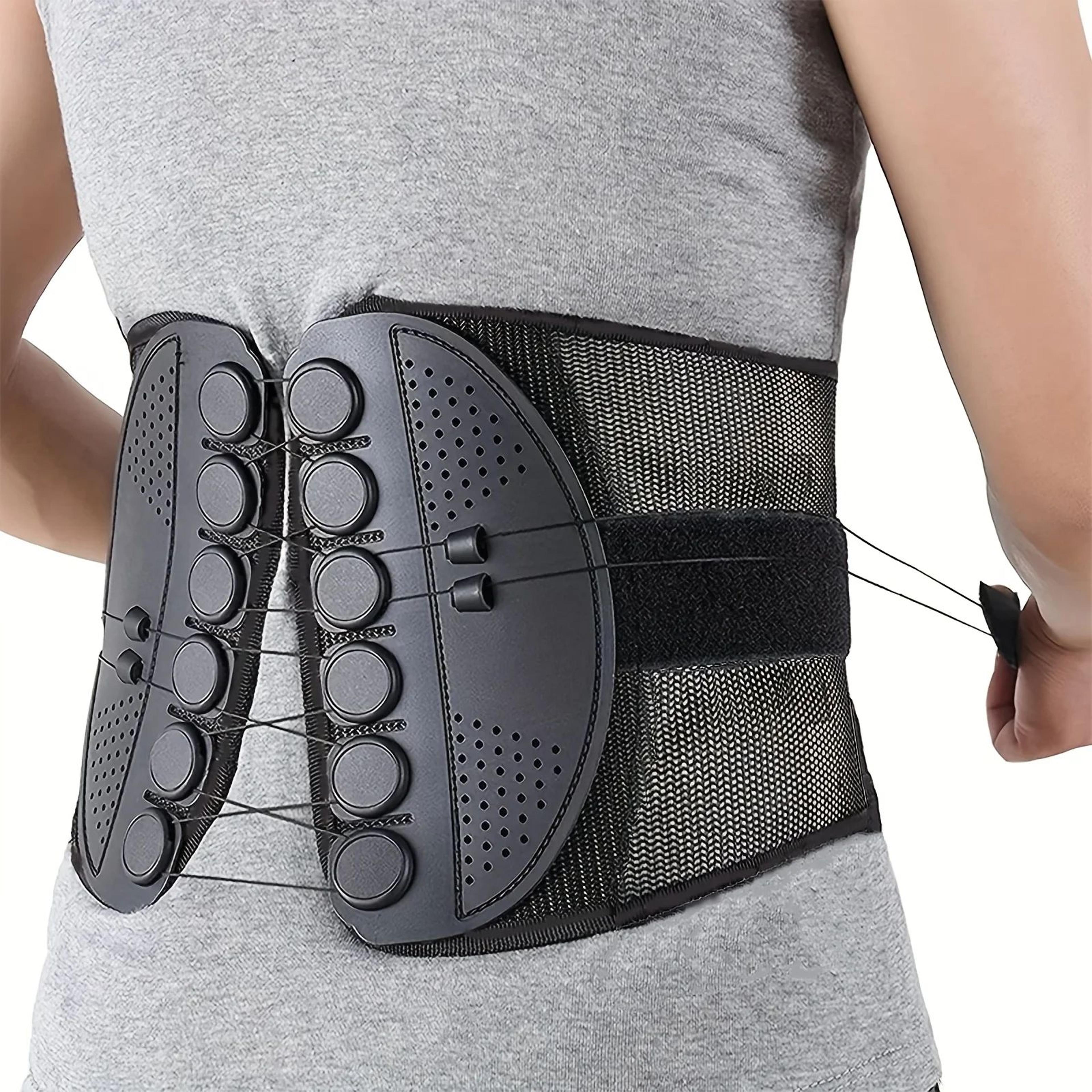 AirFlex Waist Support Belt With Double Drawstring Compression And Breathable Mesh Lumbar Support Br 0
