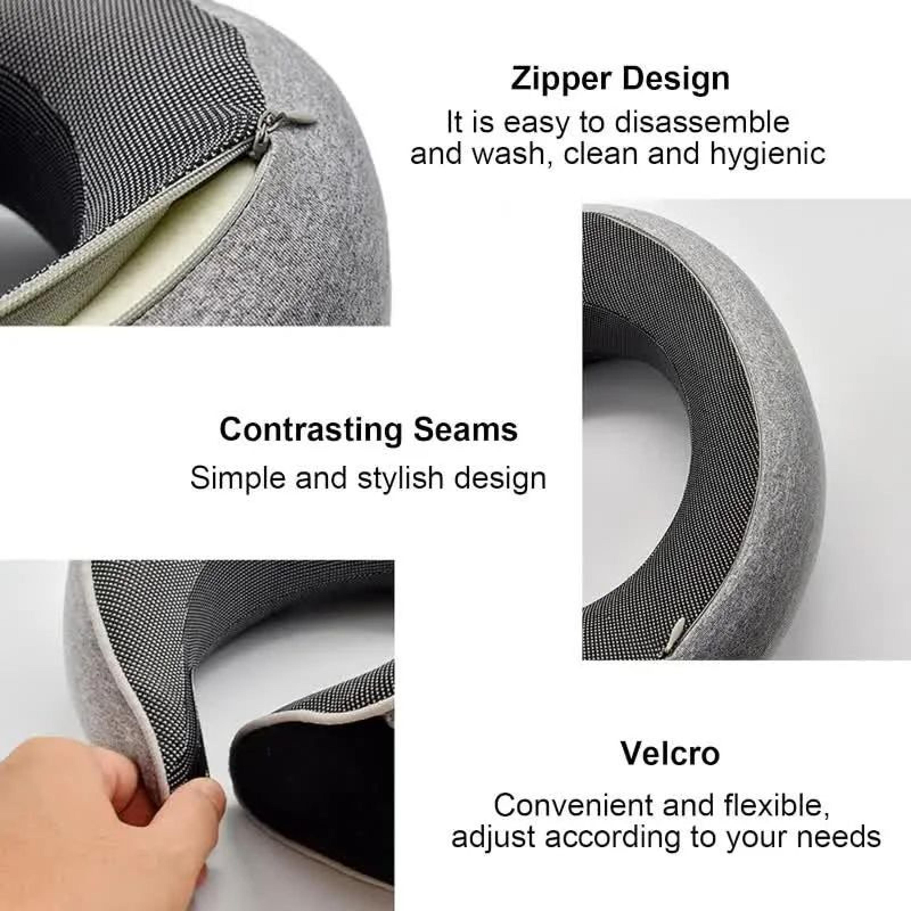 Travel Neck Pillow Memory Foam U Shaped Neck Support Pillow 3
