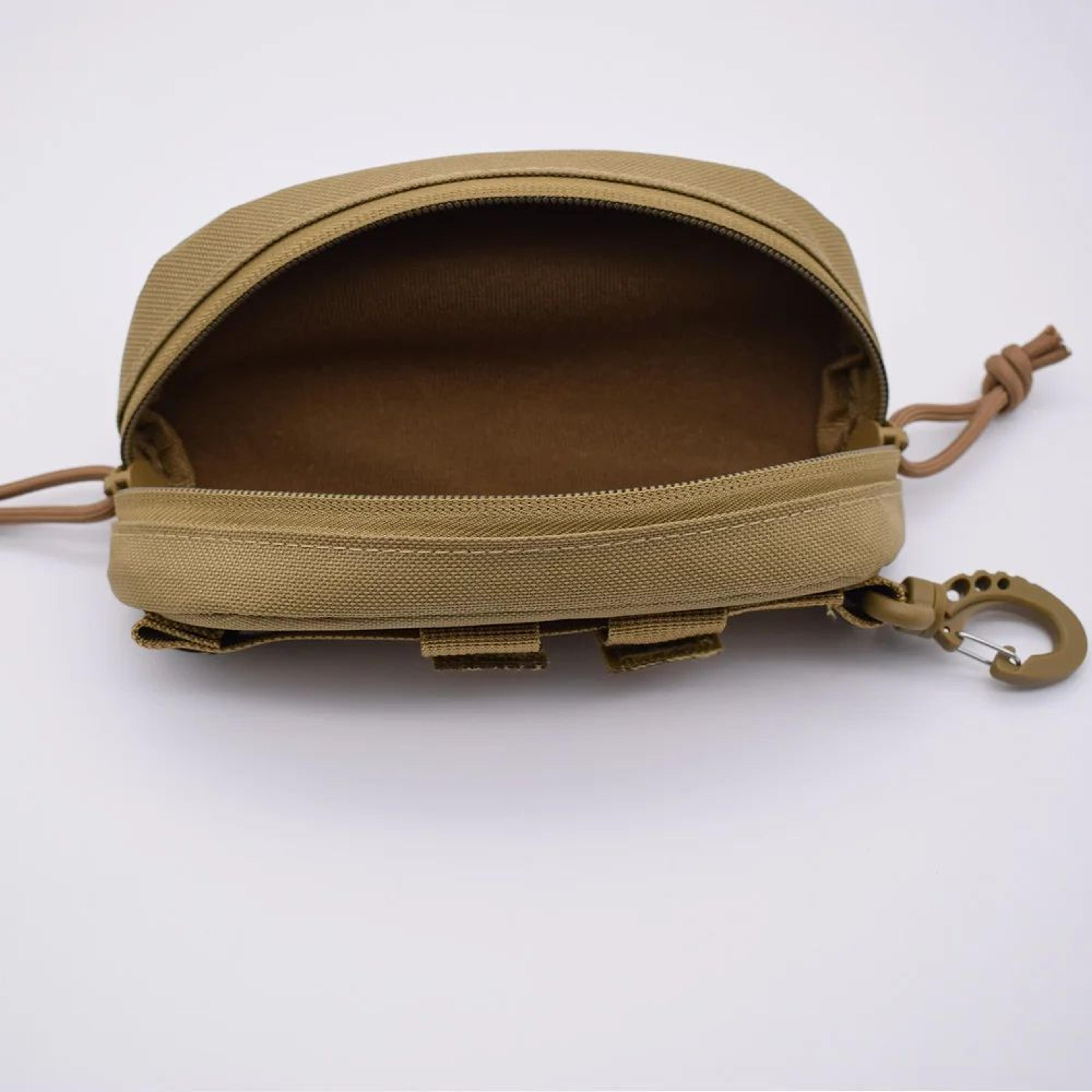 Tactical MOLLE Glasses Pouch Hard Shell EDC Sunglasses Case For Backpack Belt And Vest 1