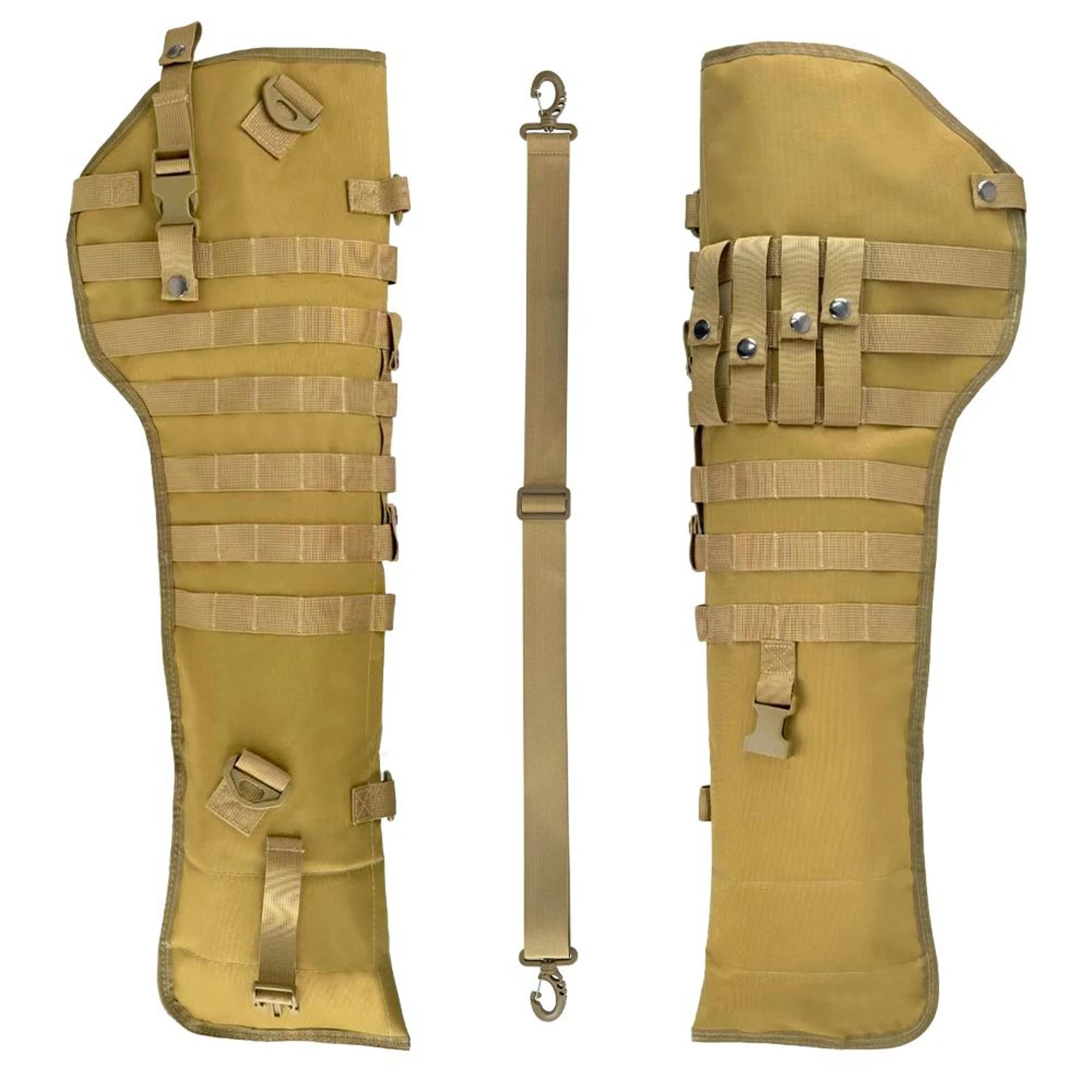 34 Inch Tactical Rifle Scabbard MOLLE Shoulder Carry Case For Hunting And Airsoft 7