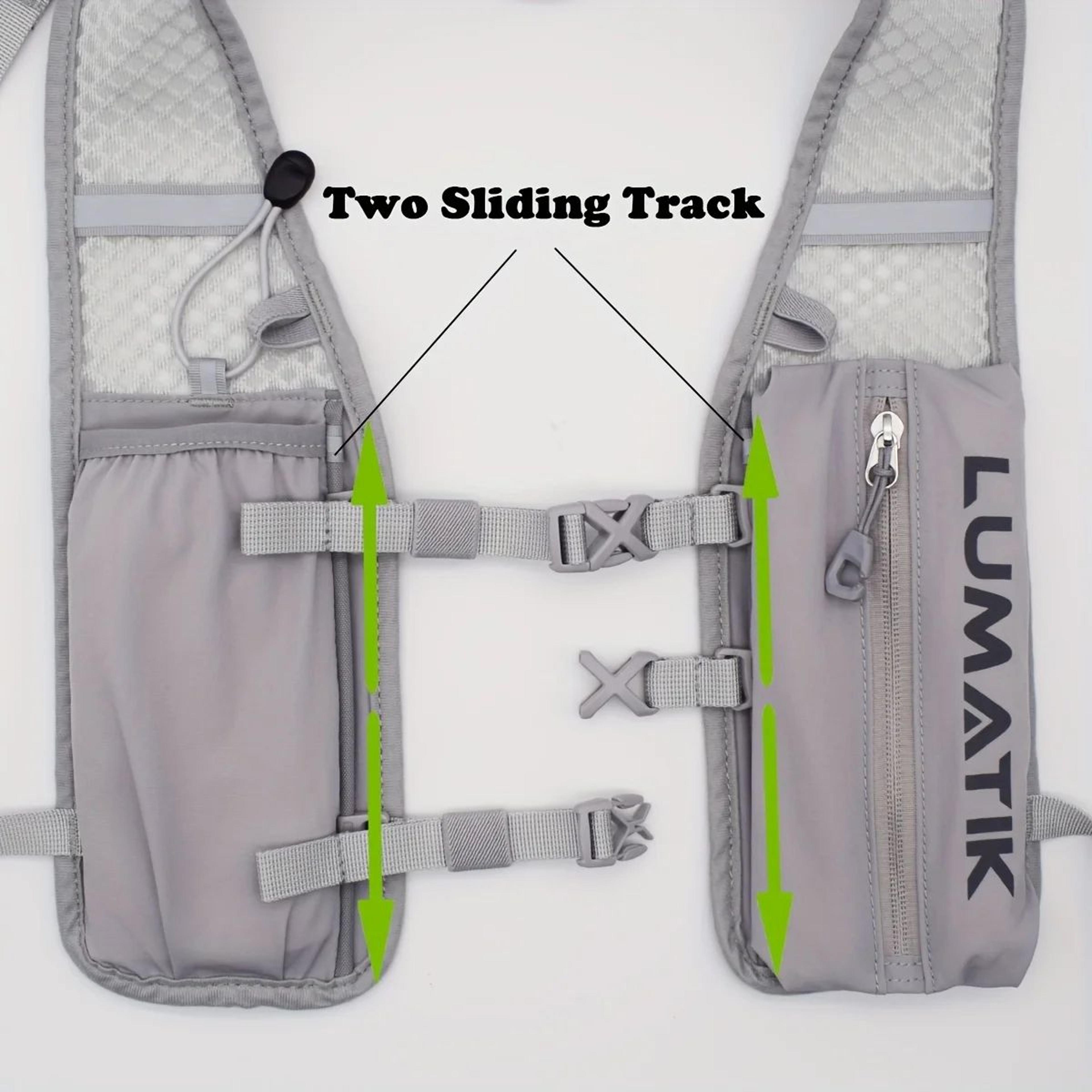 LUMATIK Ultralight Hydration Backpack For Trail Running Hiking And Cycling 4