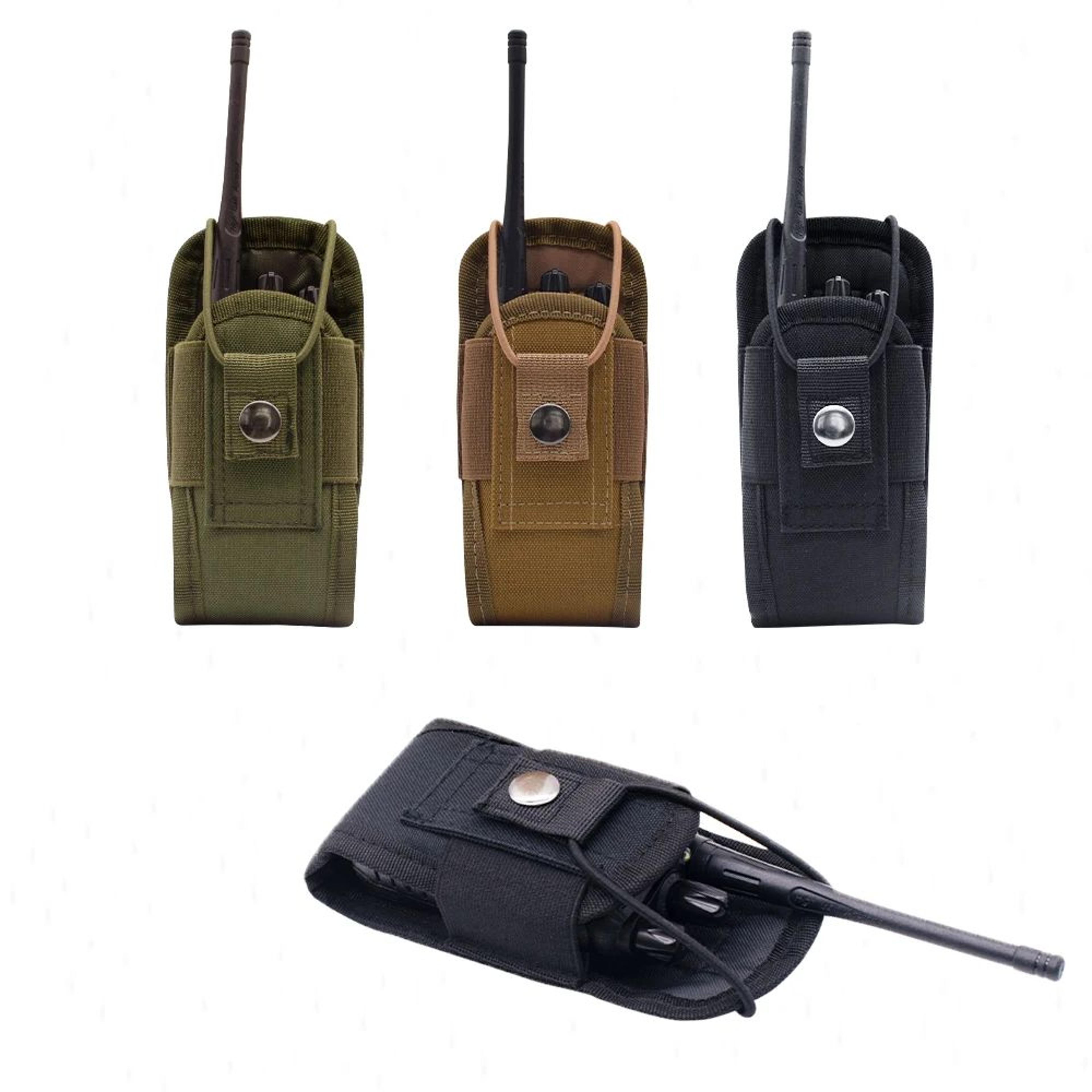 Tactical Walkie Talkie Pouch Molle Radio Pouch 600D Oxford Utility Holder For Outdoor Gear 5