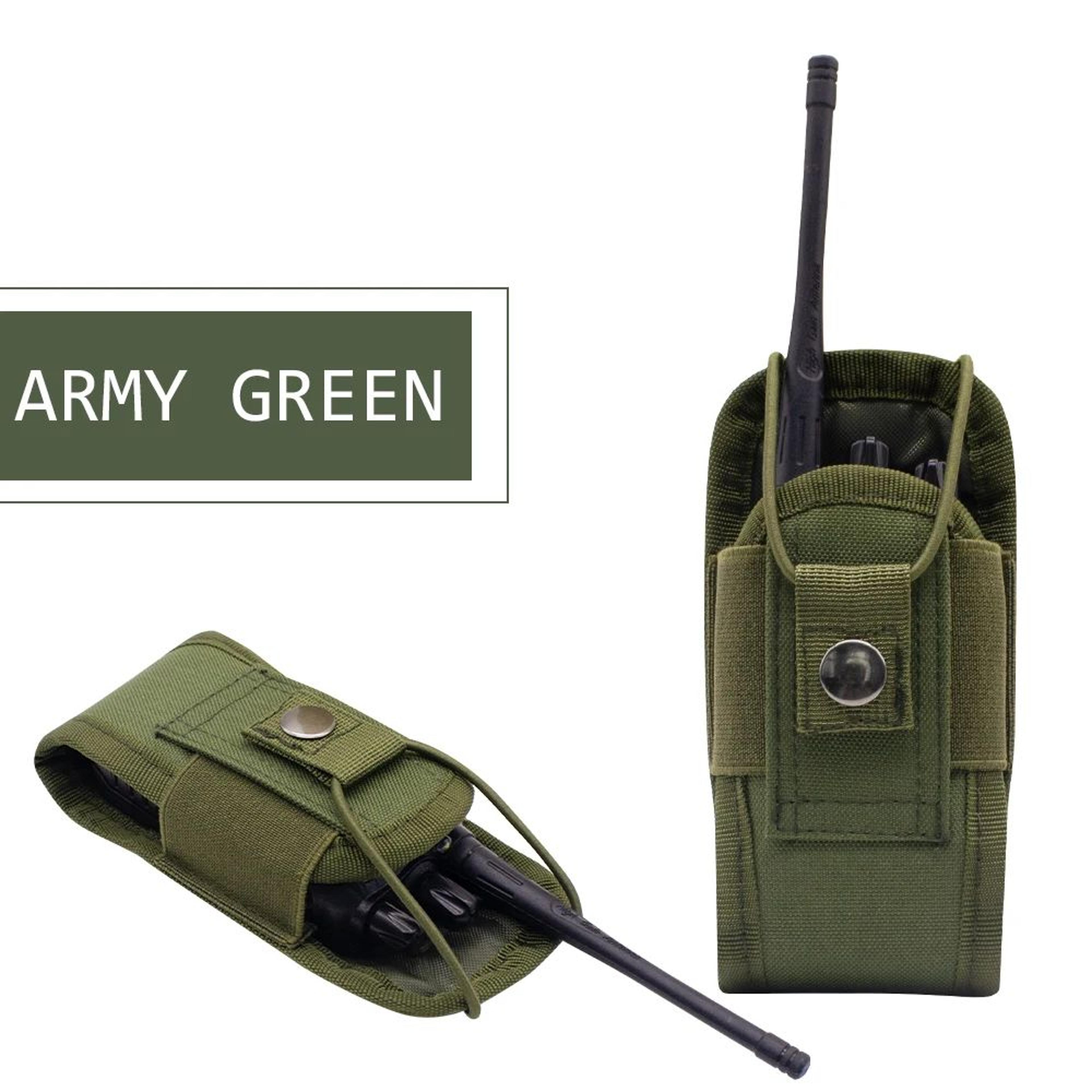 Tactical Walkie Talkie Pouch Molle Radio Pouch 600D Oxford Utility Holder For Outdoor Gear 7
