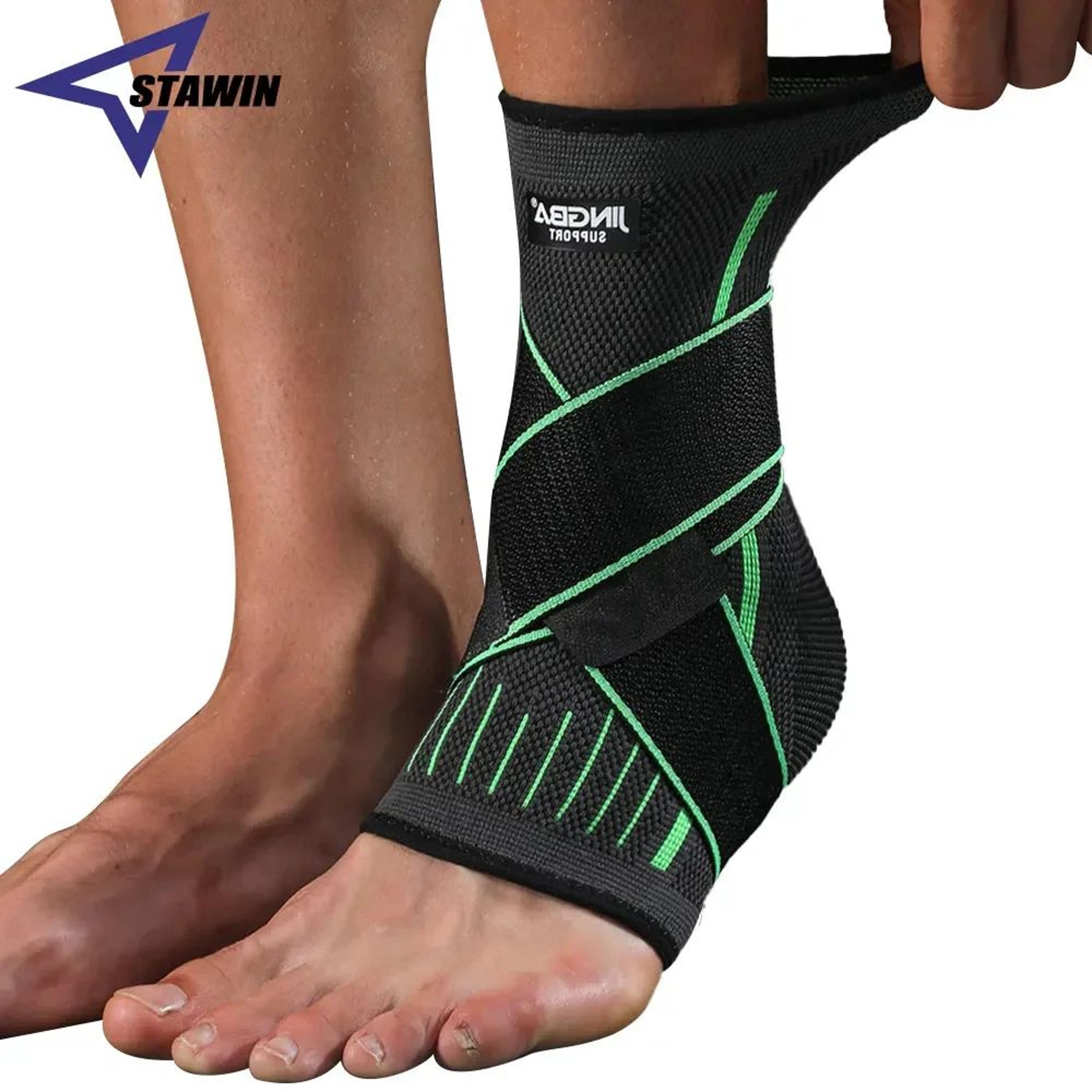 Ankle Brace Compression Sleeve With Adjustable Support Strap For Sports And Recovery 0