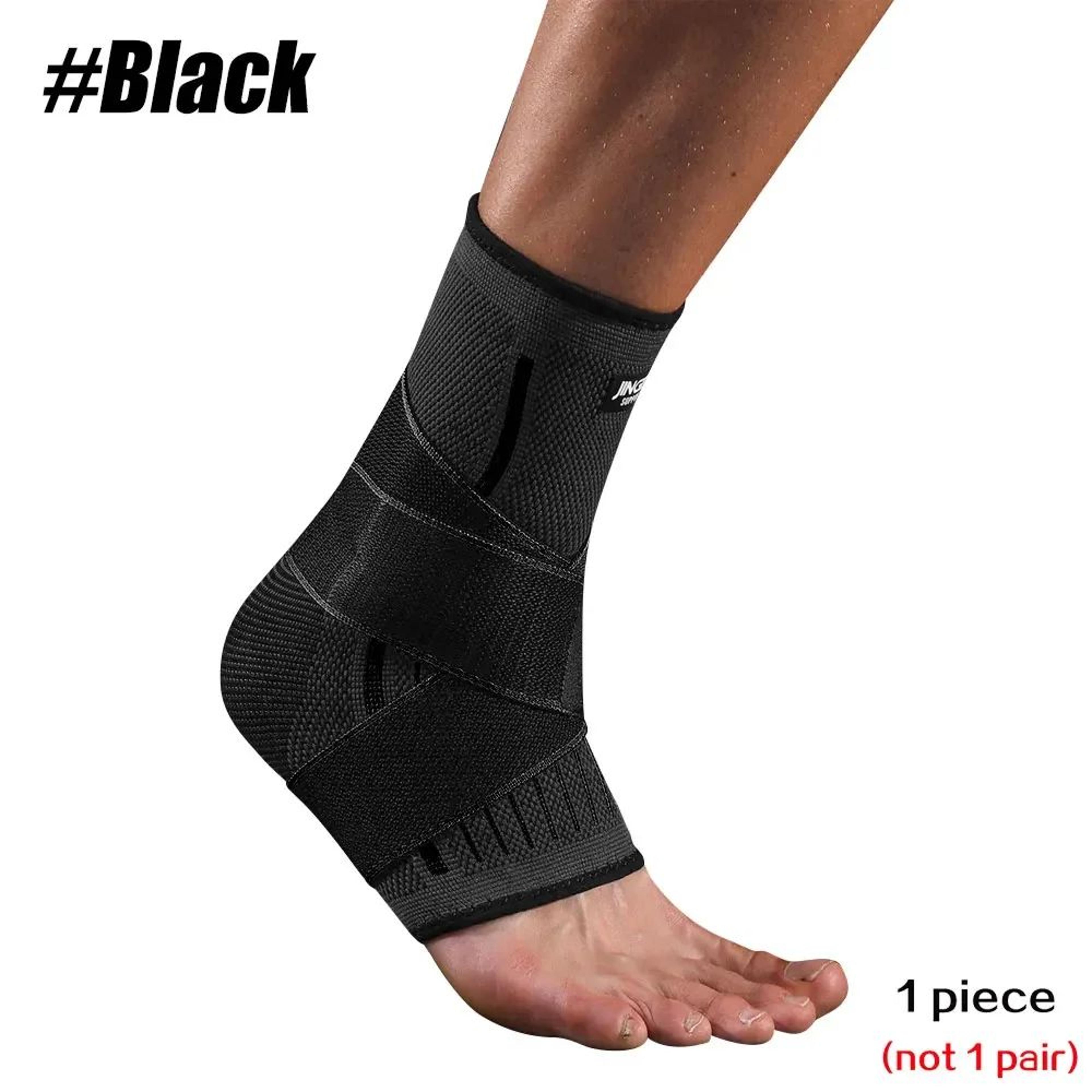 Ankle Brace Compression Sleeve With Adjustable Support Strap For Sports And Recovery 6