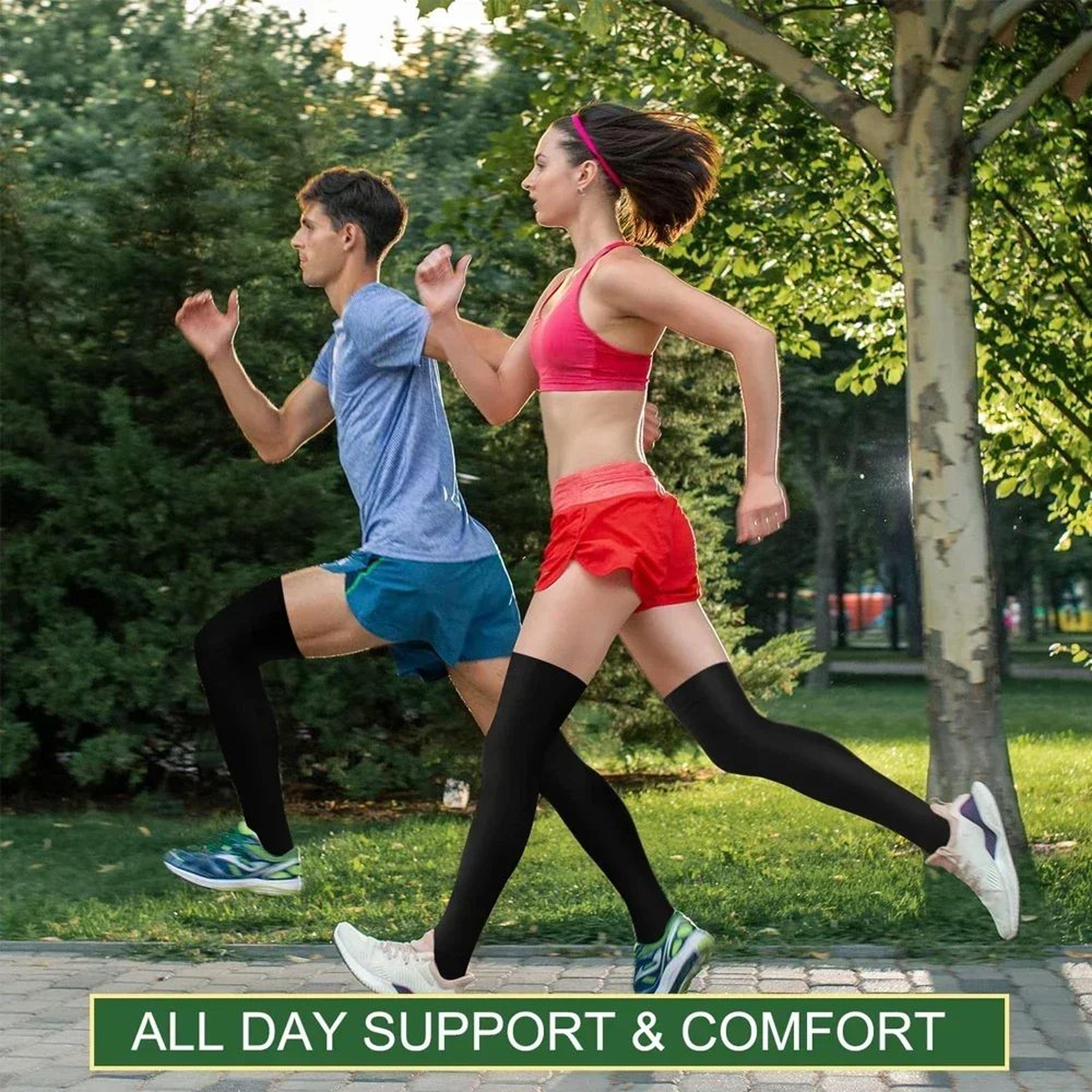 ComfortStride Compression Stockings 2032 MmHg Thigh High Toeless Compression Socks With Silicone Gr 5
