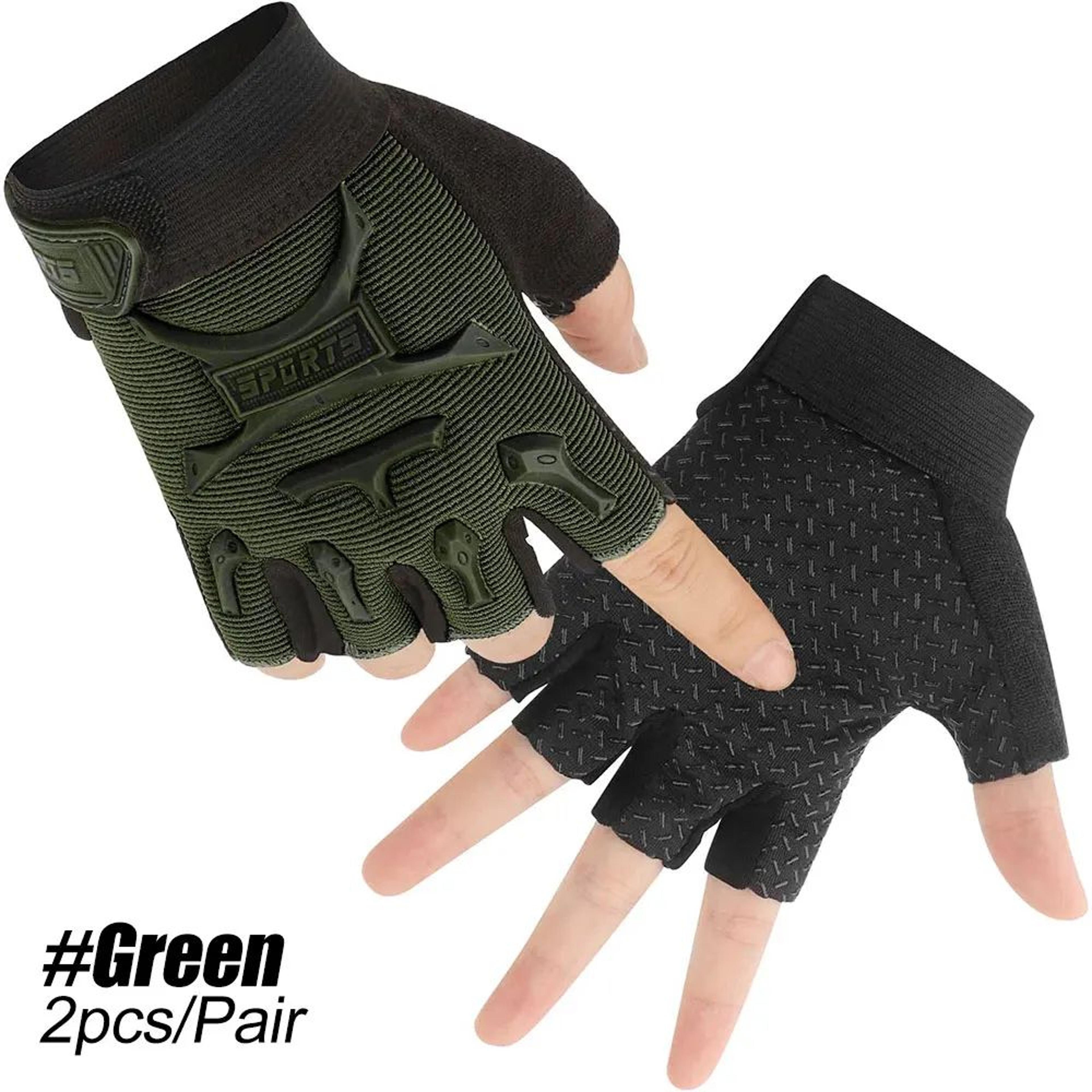 KidsGrip Half Finger Cycling Gloves With Non Slip Gel Palm For Boys And Girls 8